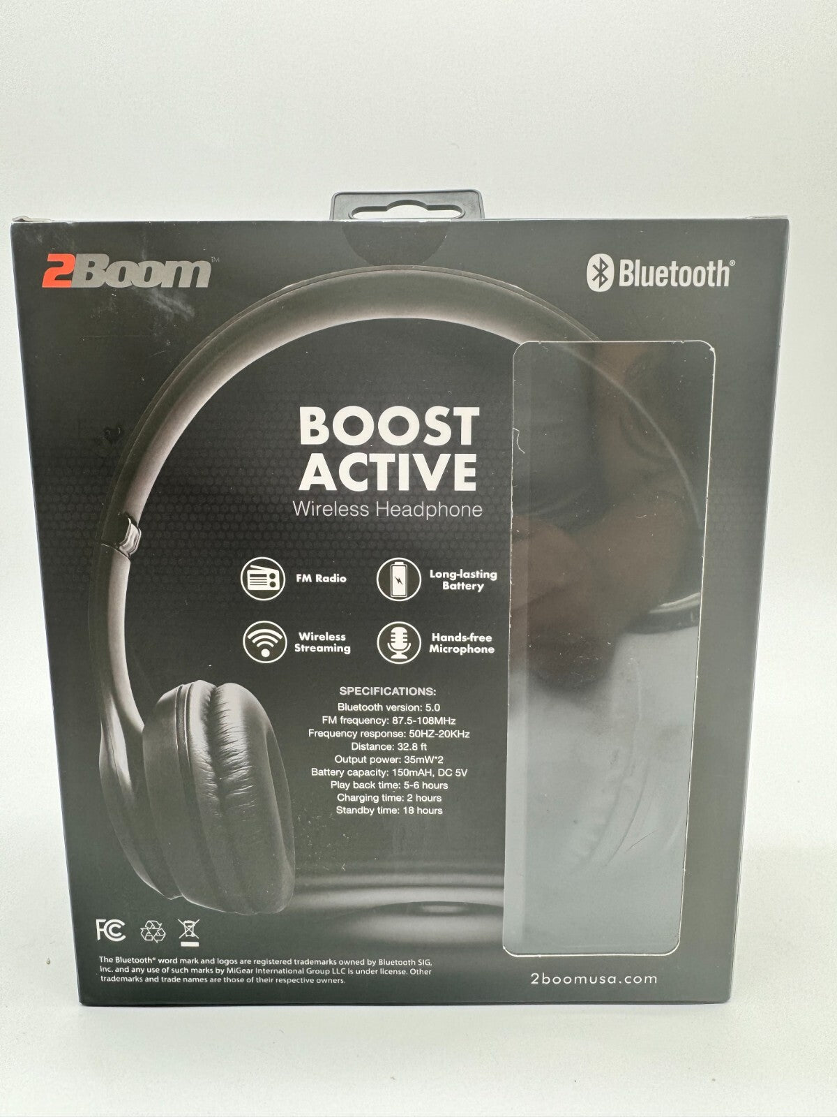 2Boom Boost Active Wireless Headphones