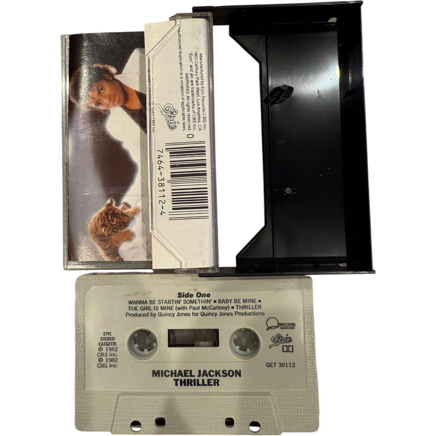 Michael Jackson Thriller Audio Cassette Tape 1982 - Used - Classic Pop Album