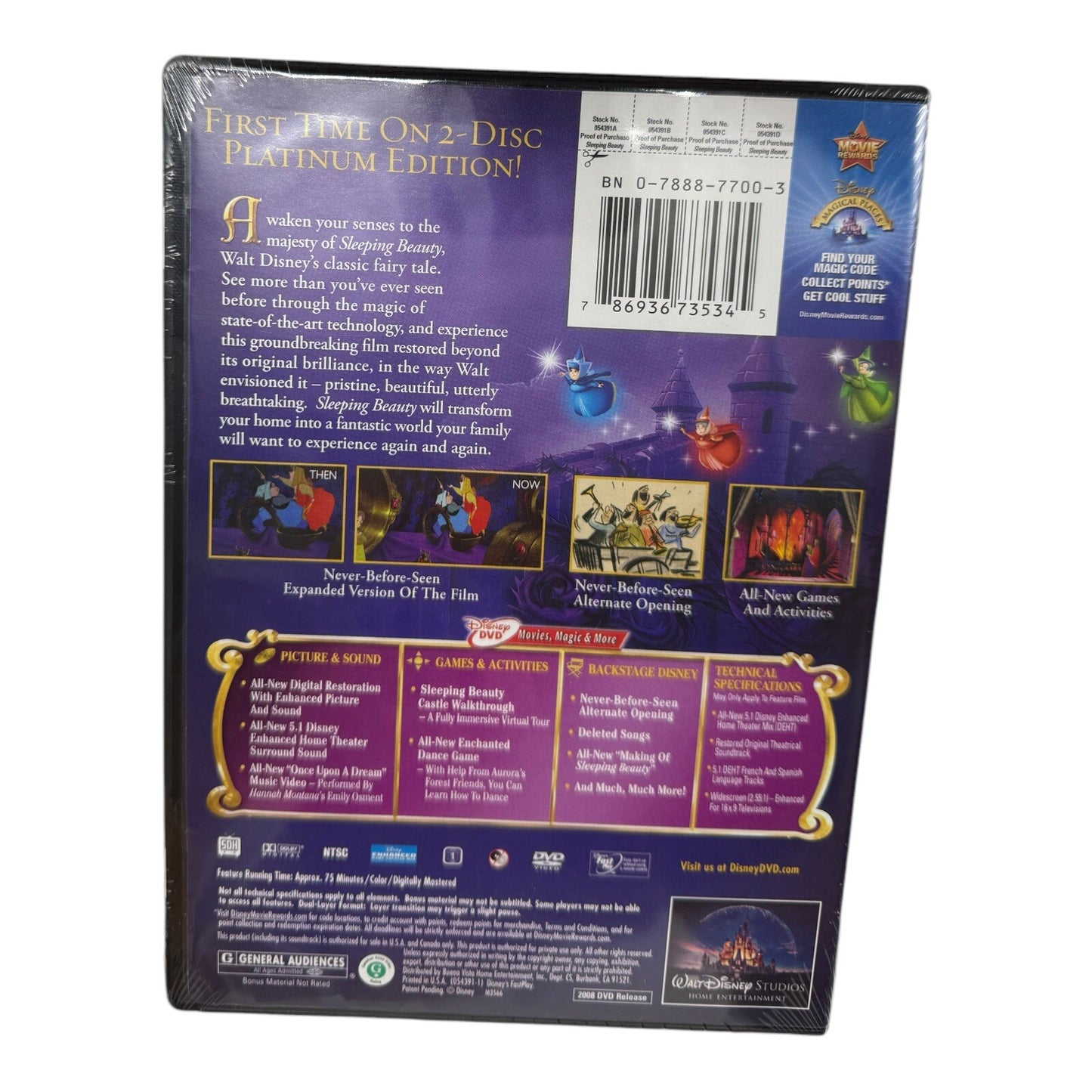 Sleeping Beauty Disney DVD 2-Disc Platinum Edition