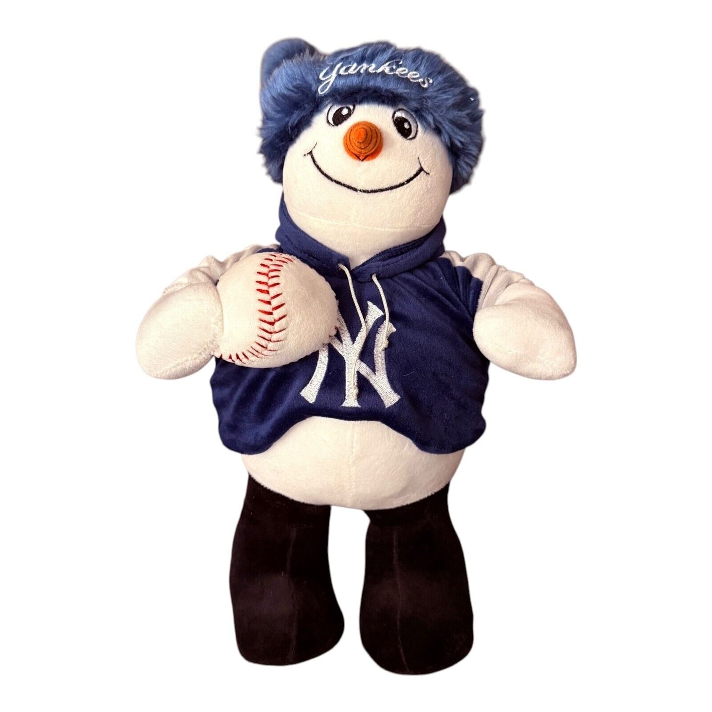 New York Yankees Snowman Plush 14" – Forever Collectibles MLB Vintage Toy