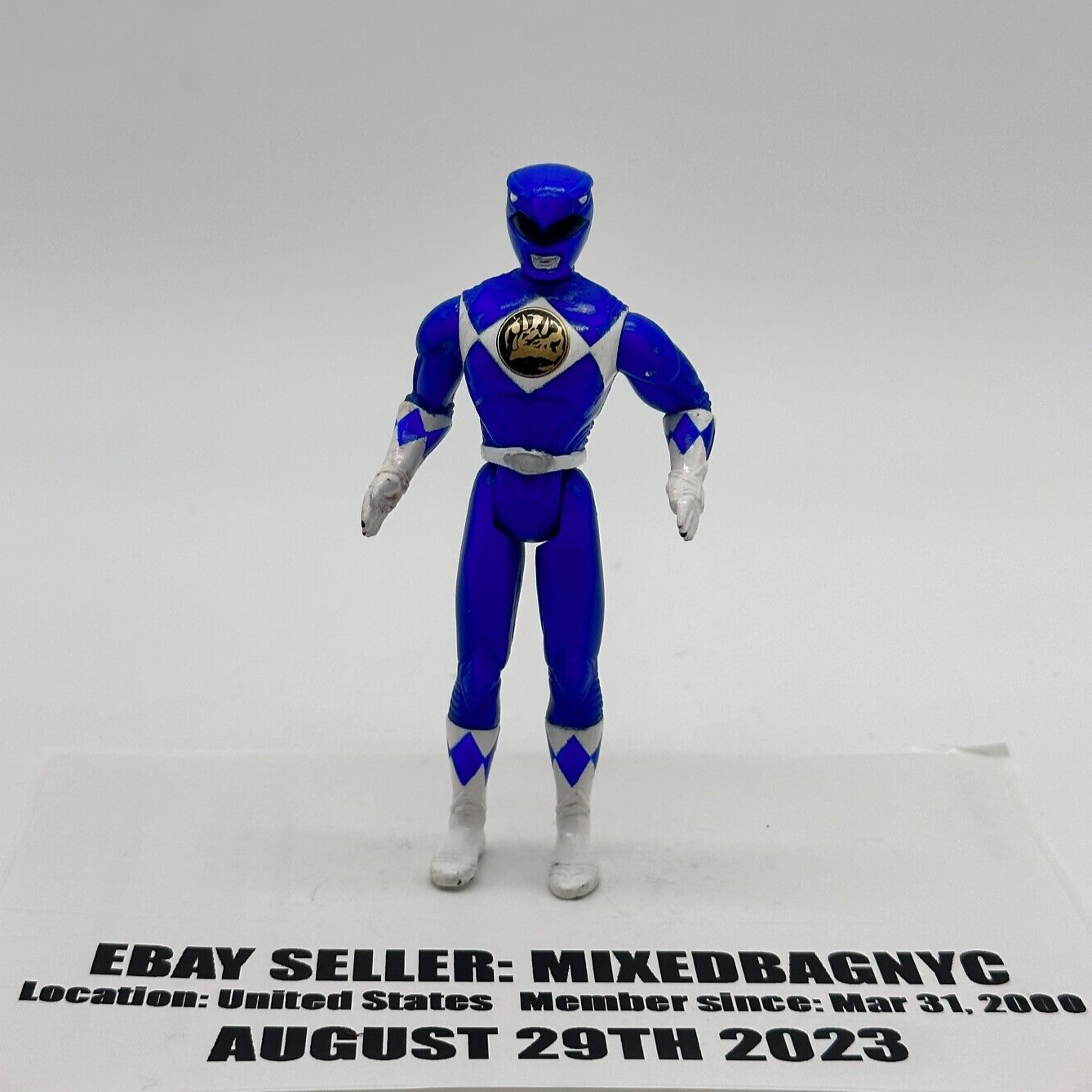 Blue Power Ranger Saban 4" Action Figure 1995 Mighty Morphin Power Rangers