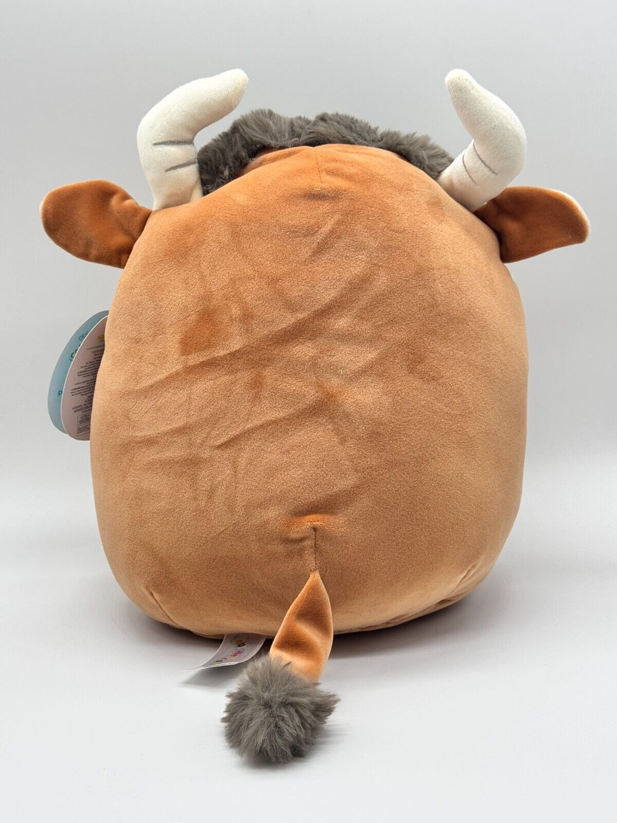 Squishmallows Shep Highland Cow 11" Plush 2023 – Brown Spotted Bull