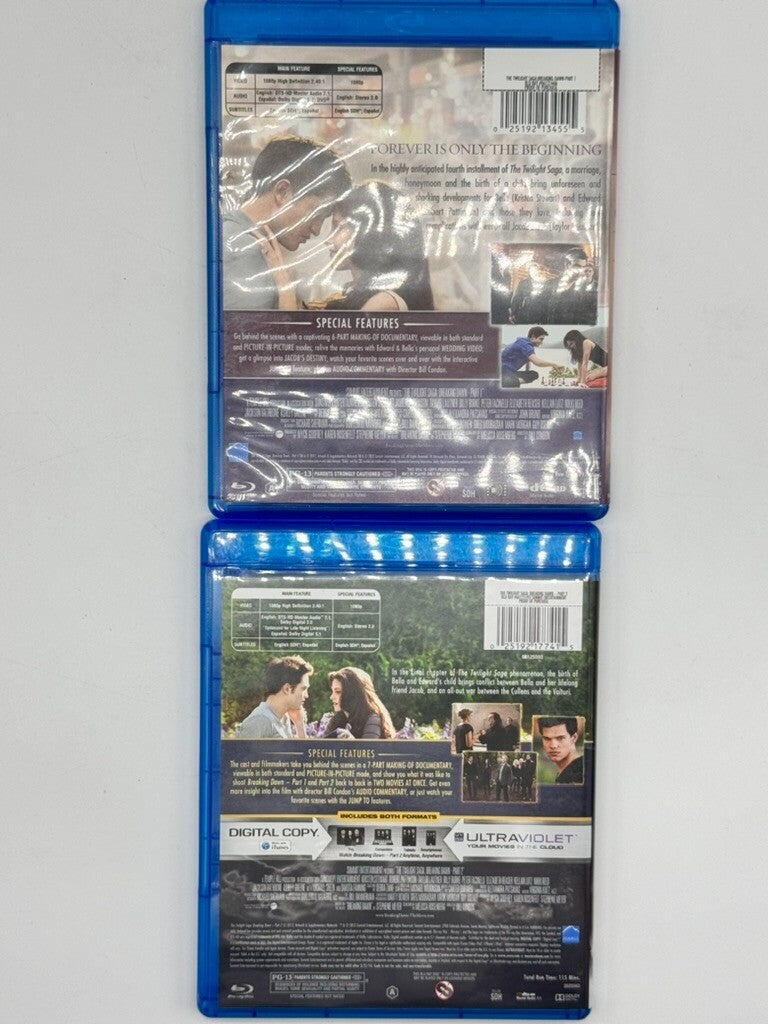 The Twilight Saga Breaking Dawn: Part 1 and Part 2 - Blu-Ray