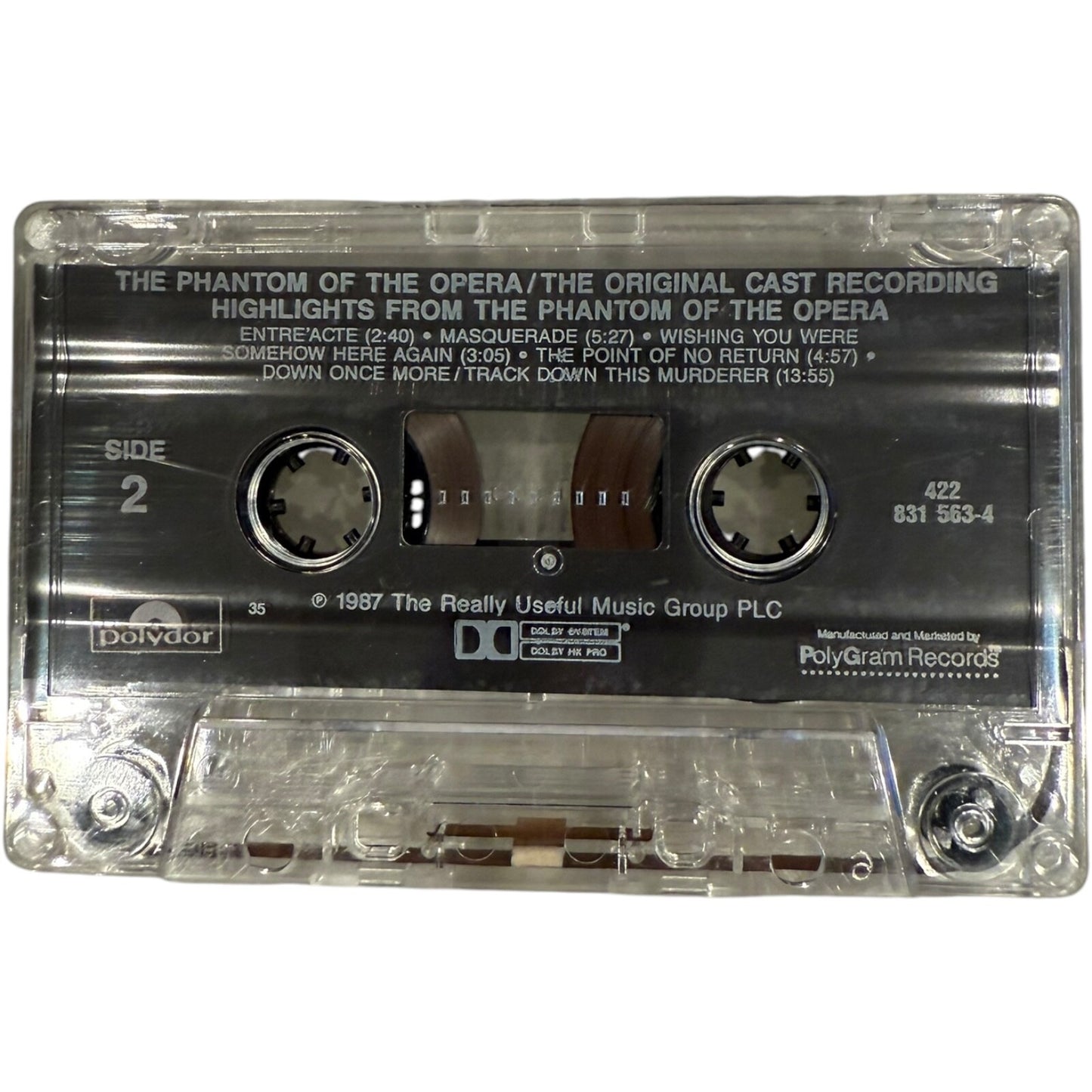 Set of 3 Broadway Cassette Tapes - Les Misérables, Chicago, Phantom of the Opera