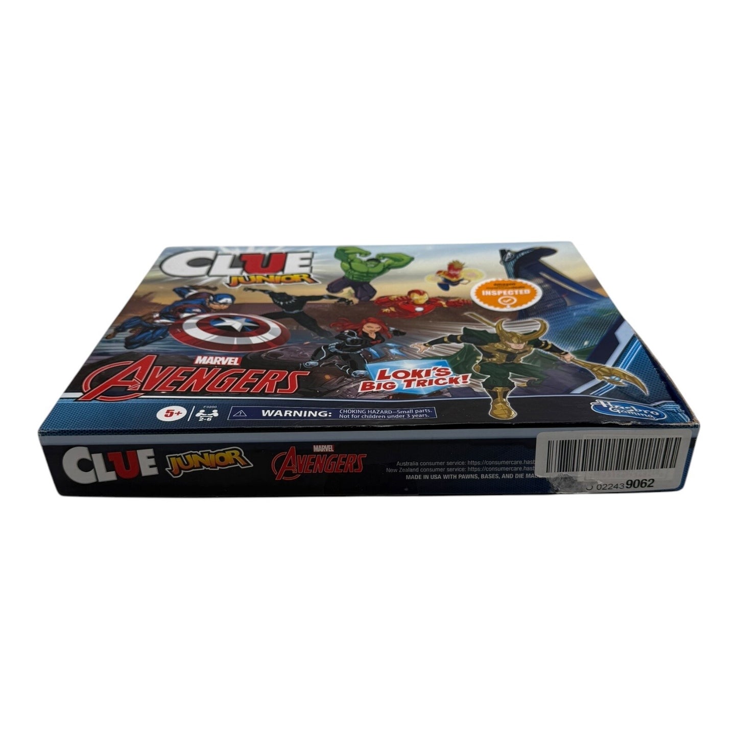 Clue Junior Marvel Avengers Loki's Big Trick Hasbro Gaming Ages 5+ 2021