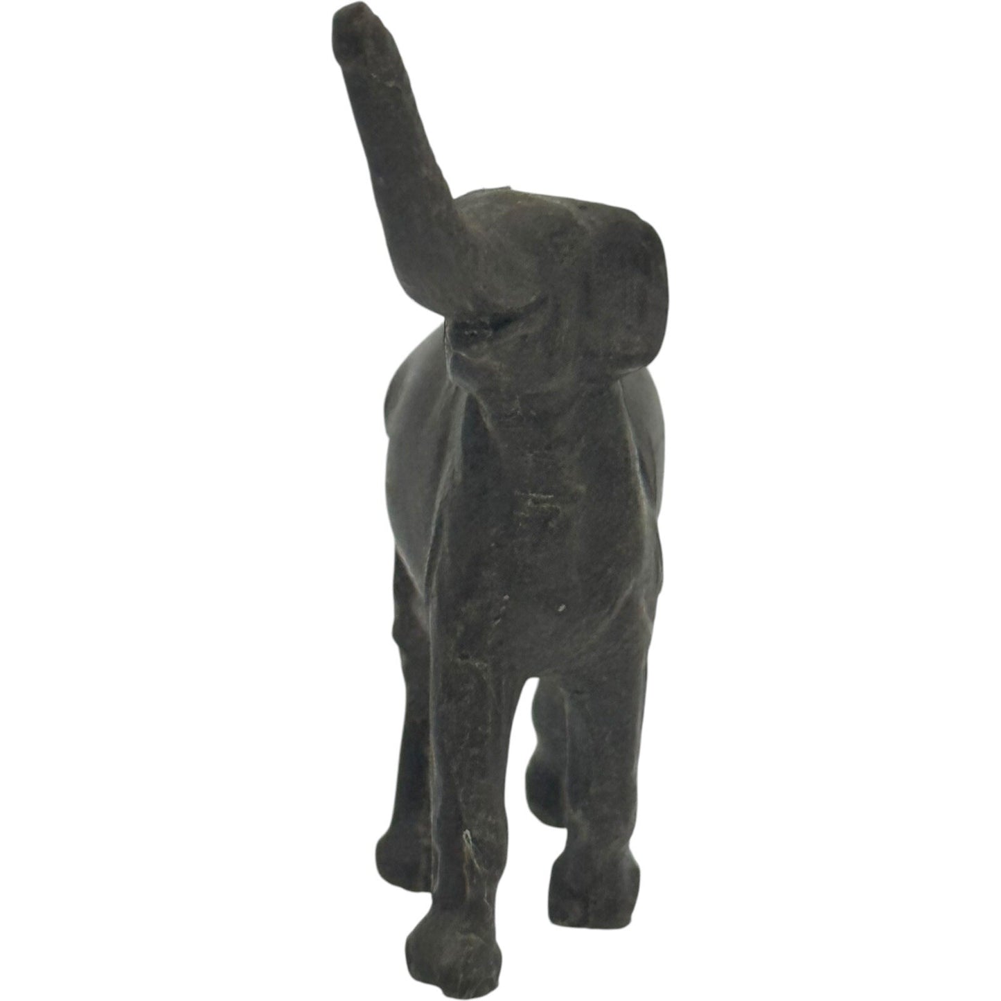 Elephant Statue Figurine Trunk Up Good Luck Decor Animal Accent Piece