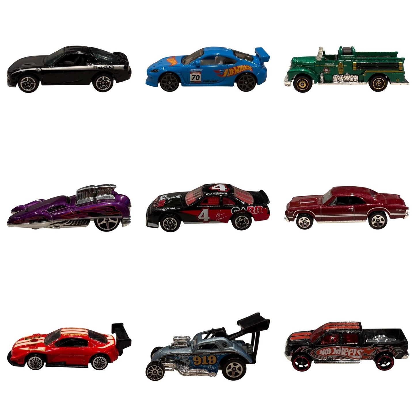 18 Loose Diecast Cars – Hot Wheels & Matchbox Collection Vintage to Modern