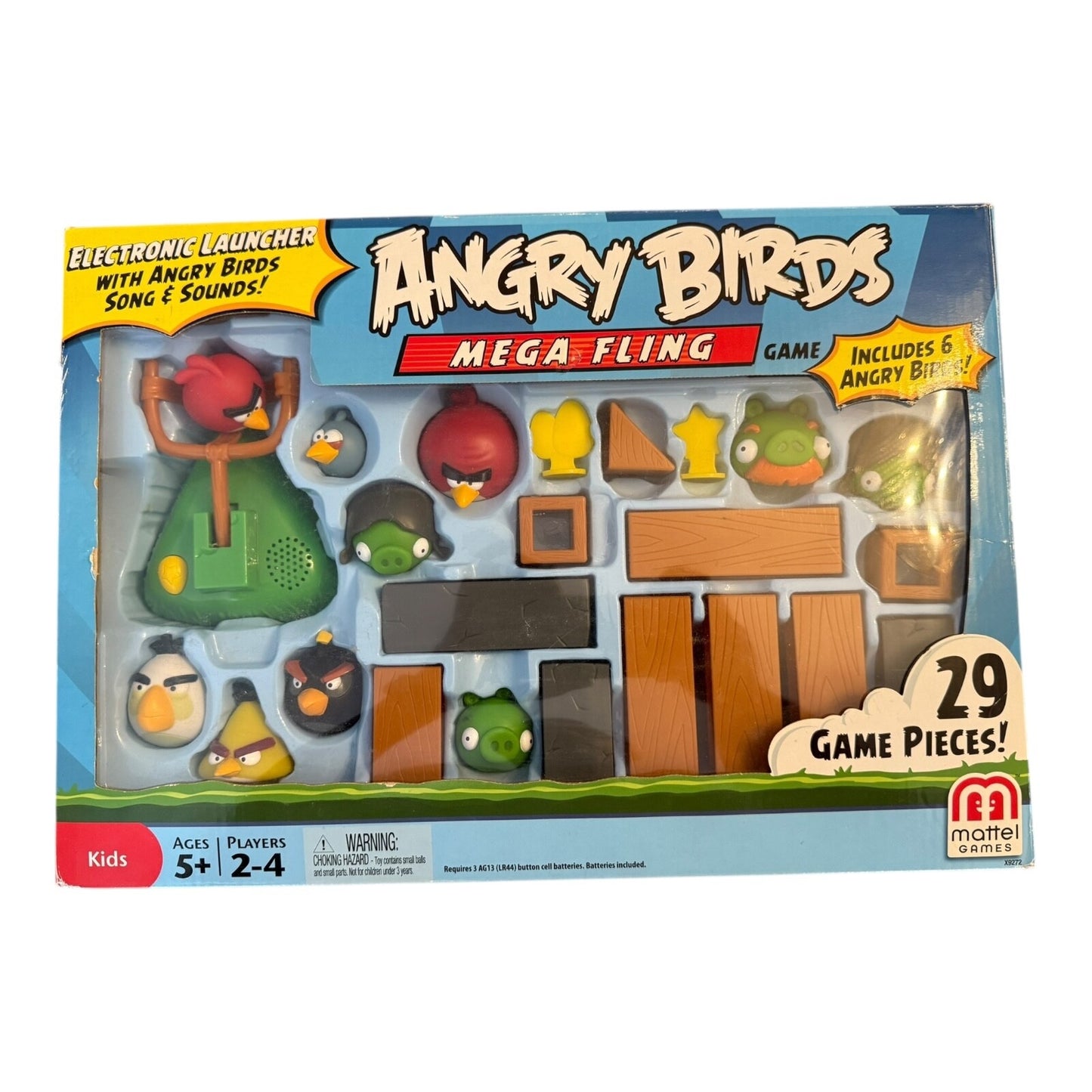 Angry Birds Mega Fling 2011 Mattel X9272 Rare Game Set