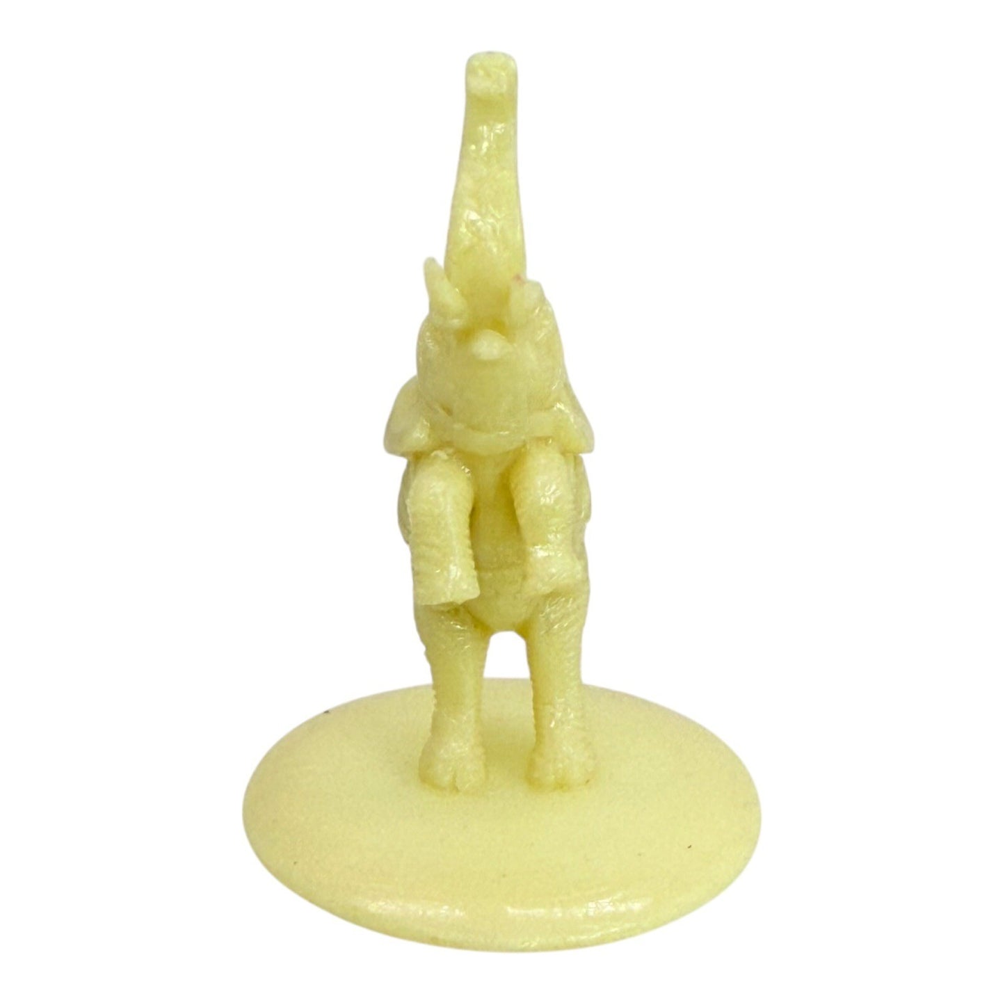 Circus Elephant Figurine Rearing Up Miniature Plastic Toy Collectible