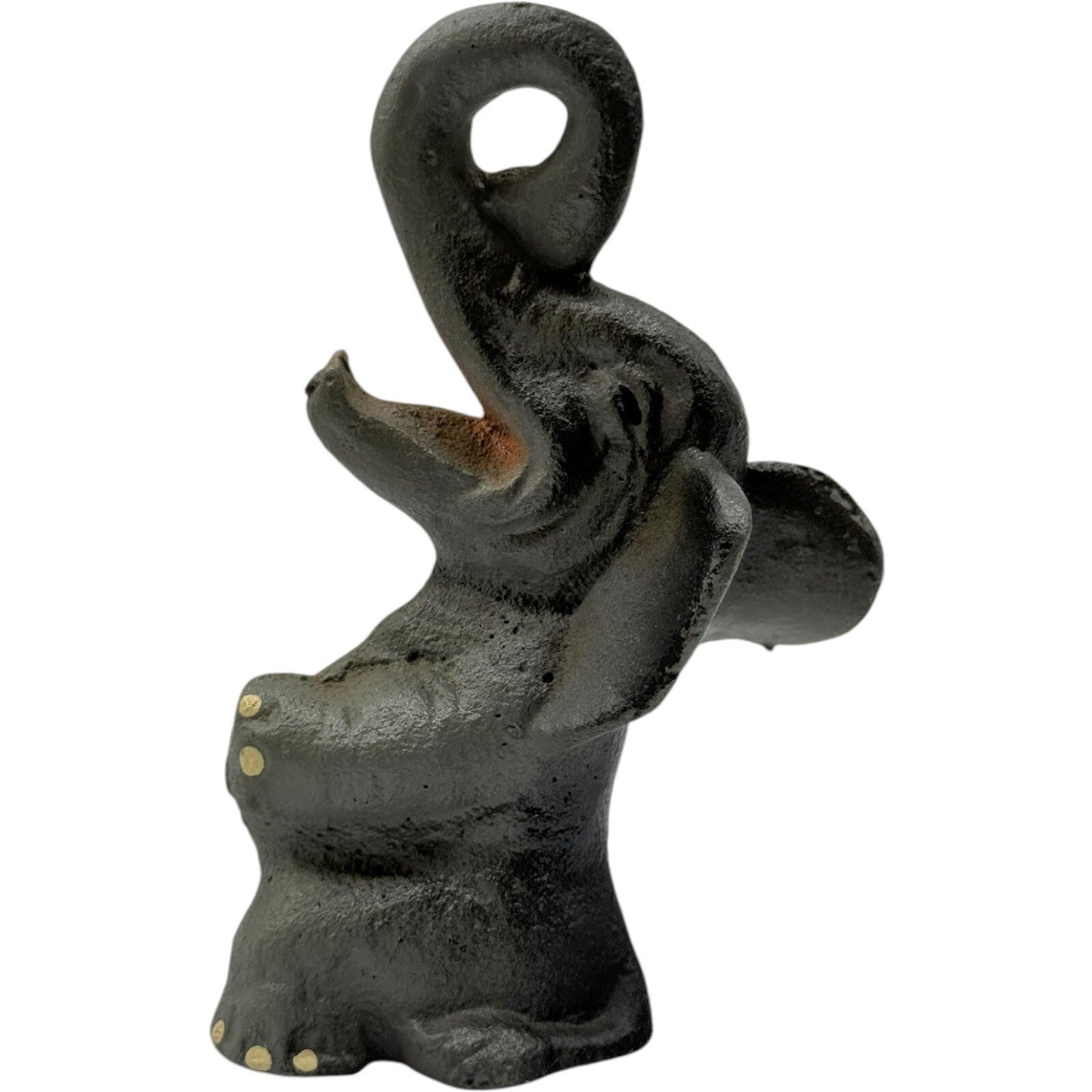 Vintage John Wright Cast Iron Elephant Bottle Opener 1940s - Rare