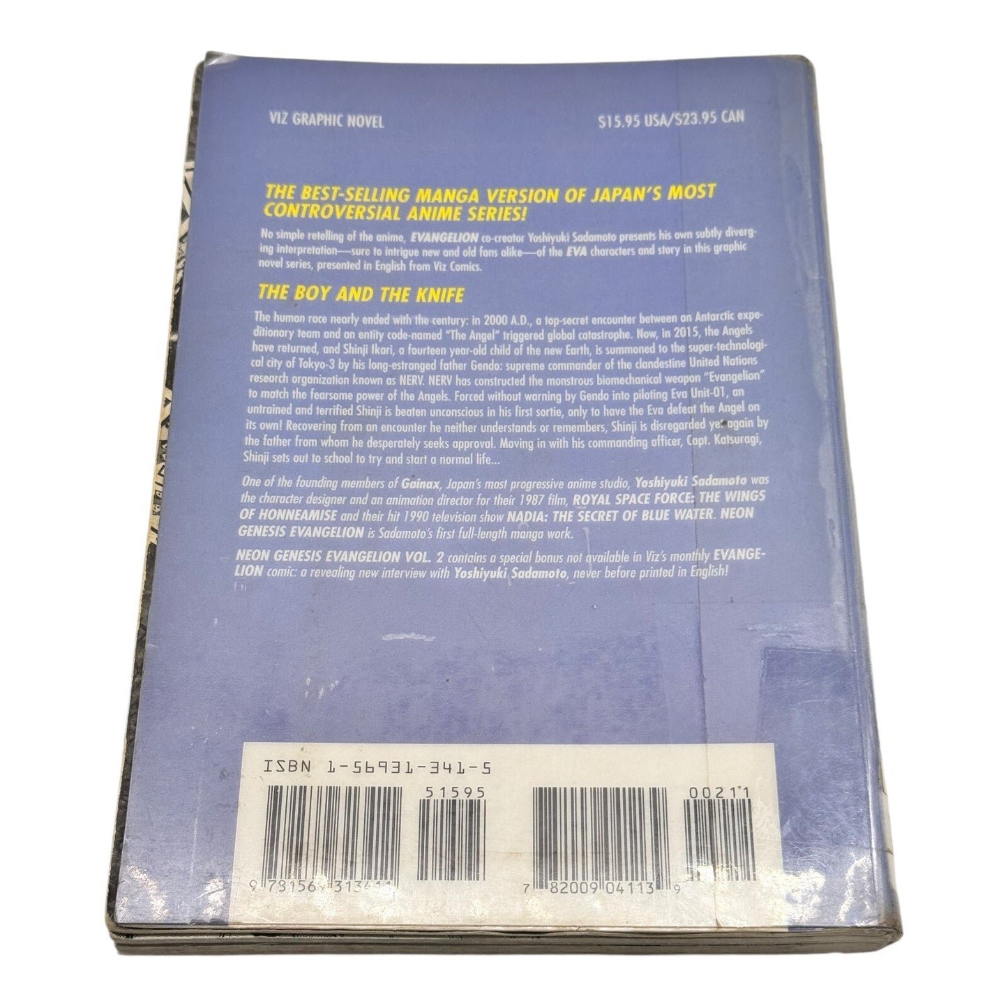 Neon Genesis Evangelion, Vol. 2 By Yoshiyuki Sadamoto. 978156931 Manga