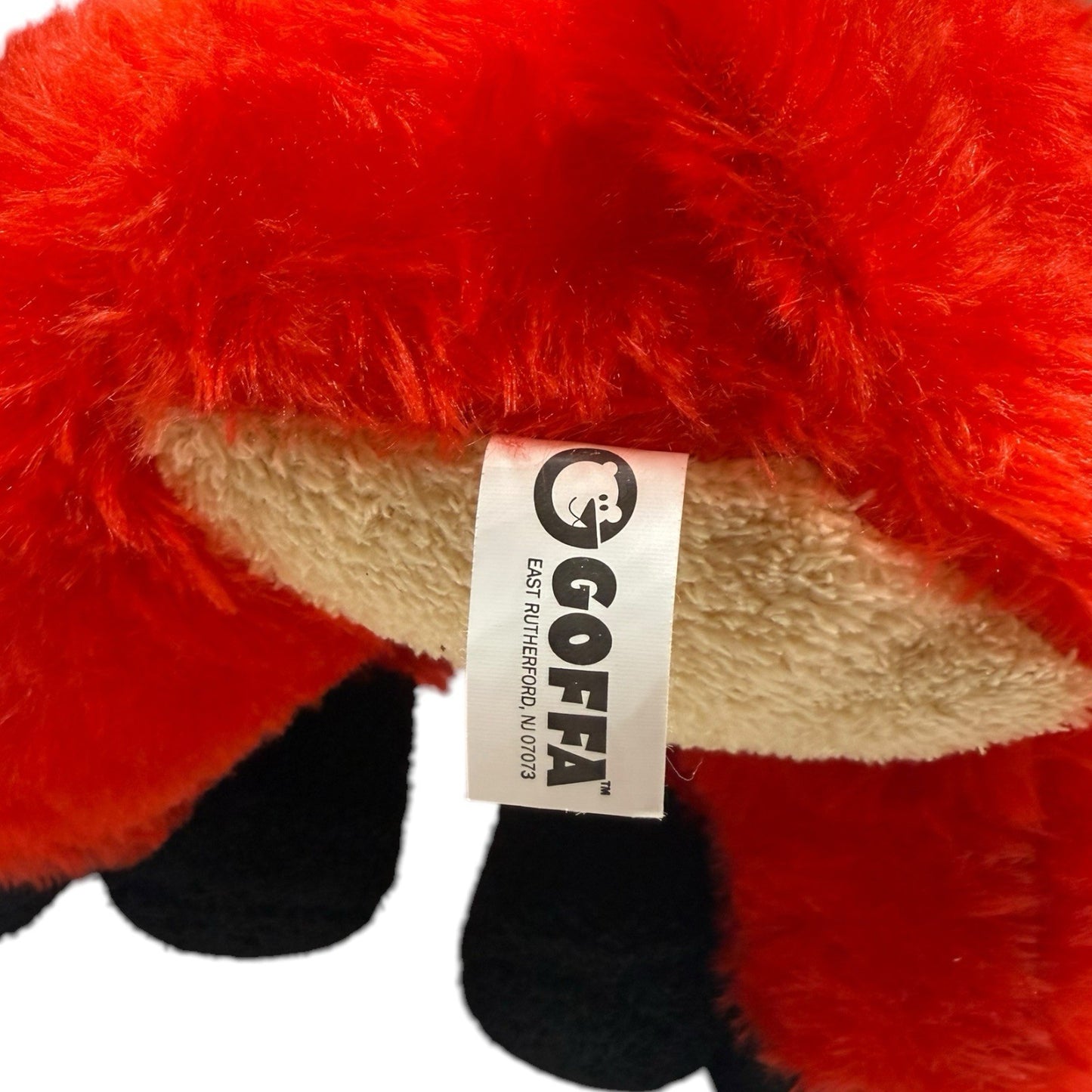 Goffa Large Red Bull Plush Ferdinand Stuffed Animal with Horns – 18" Wide