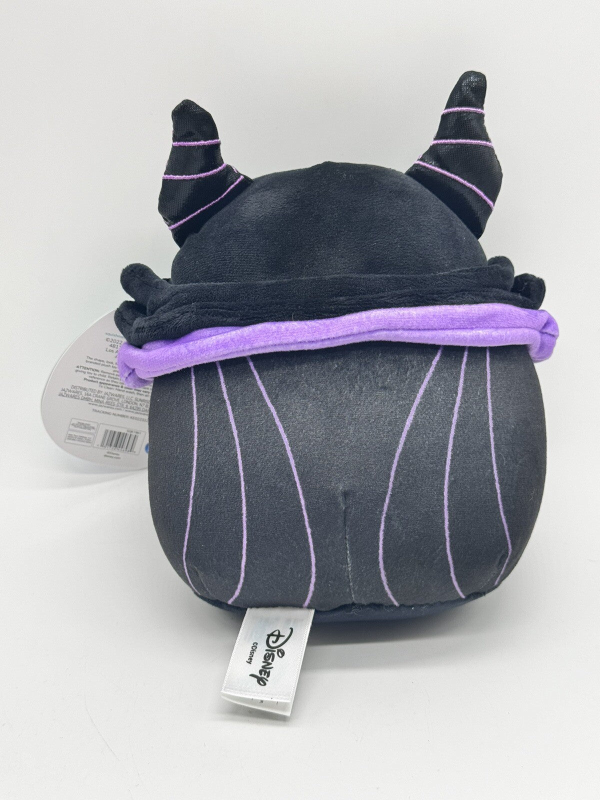 Squishmallows Disney Maleficent 8" Plush – Black Purple Villain
