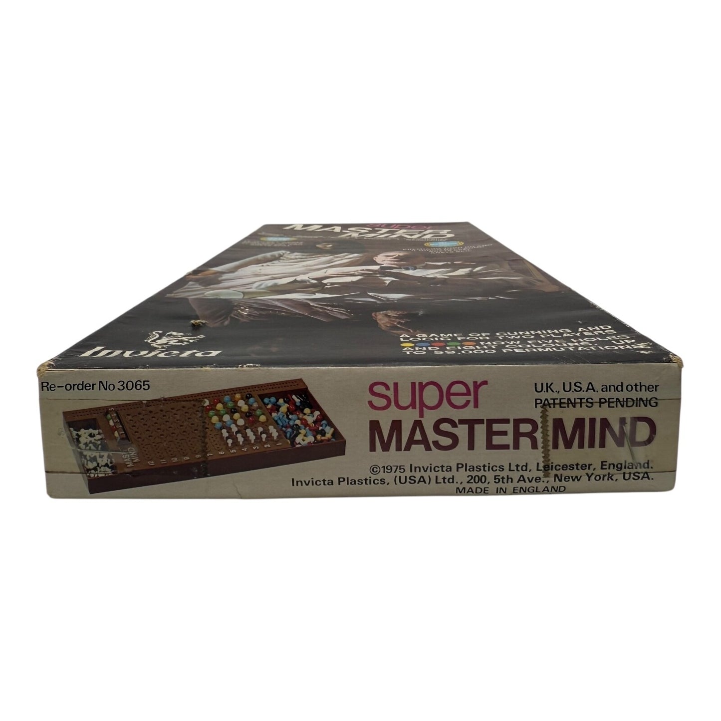 Super Master Mind Board Game 1975 – Vintage Strategy Set with Original Box