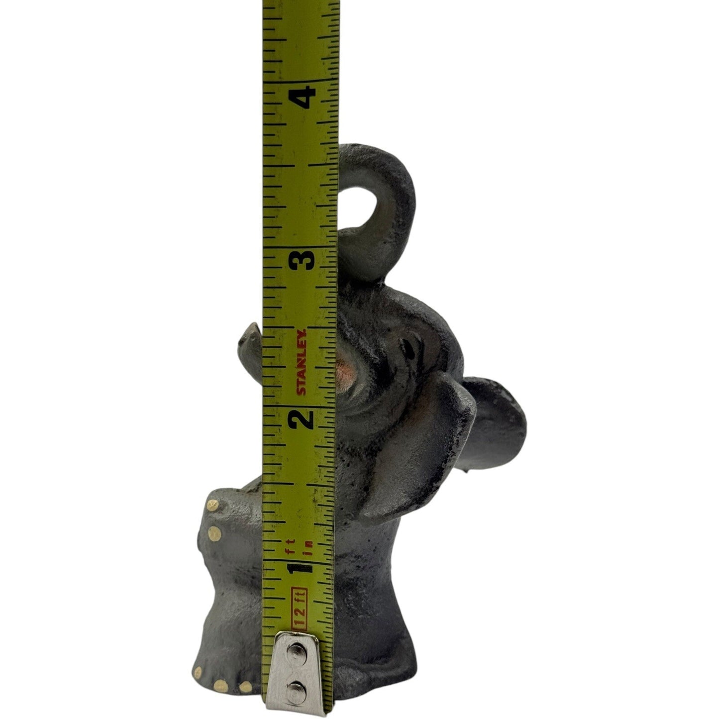 Vintage John Wright Cast Iron Elephant Bottle Opener 1940s - Rare