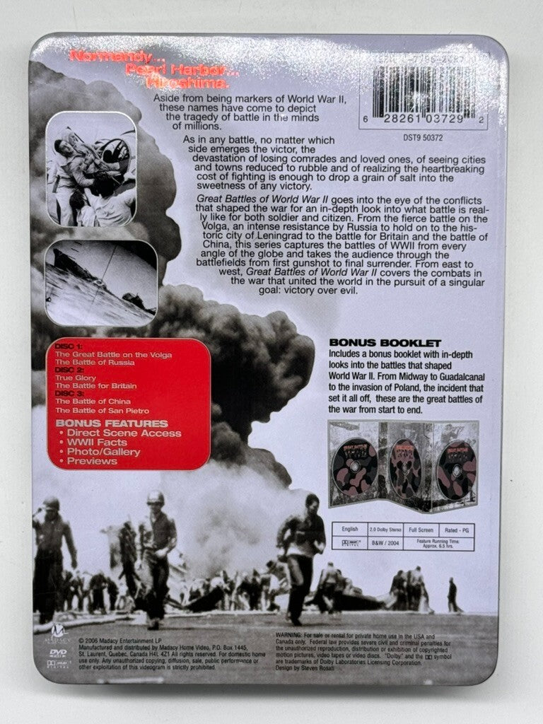 Great Battles of WWII Tin Box: 3 DVD Set