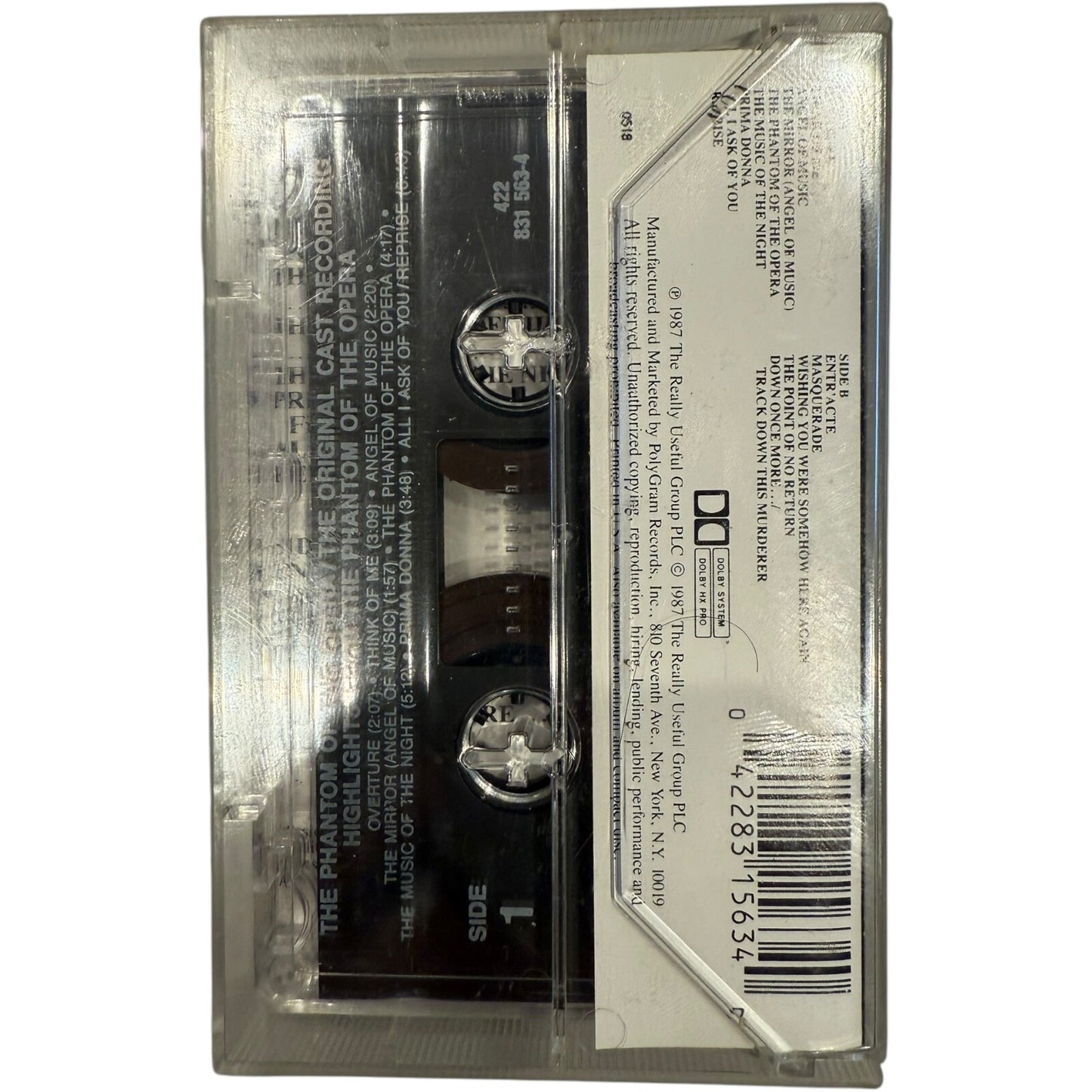 Set of 3 Broadway Cassette Tapes - Les Misérables, Chicago, Phantom of the Opera