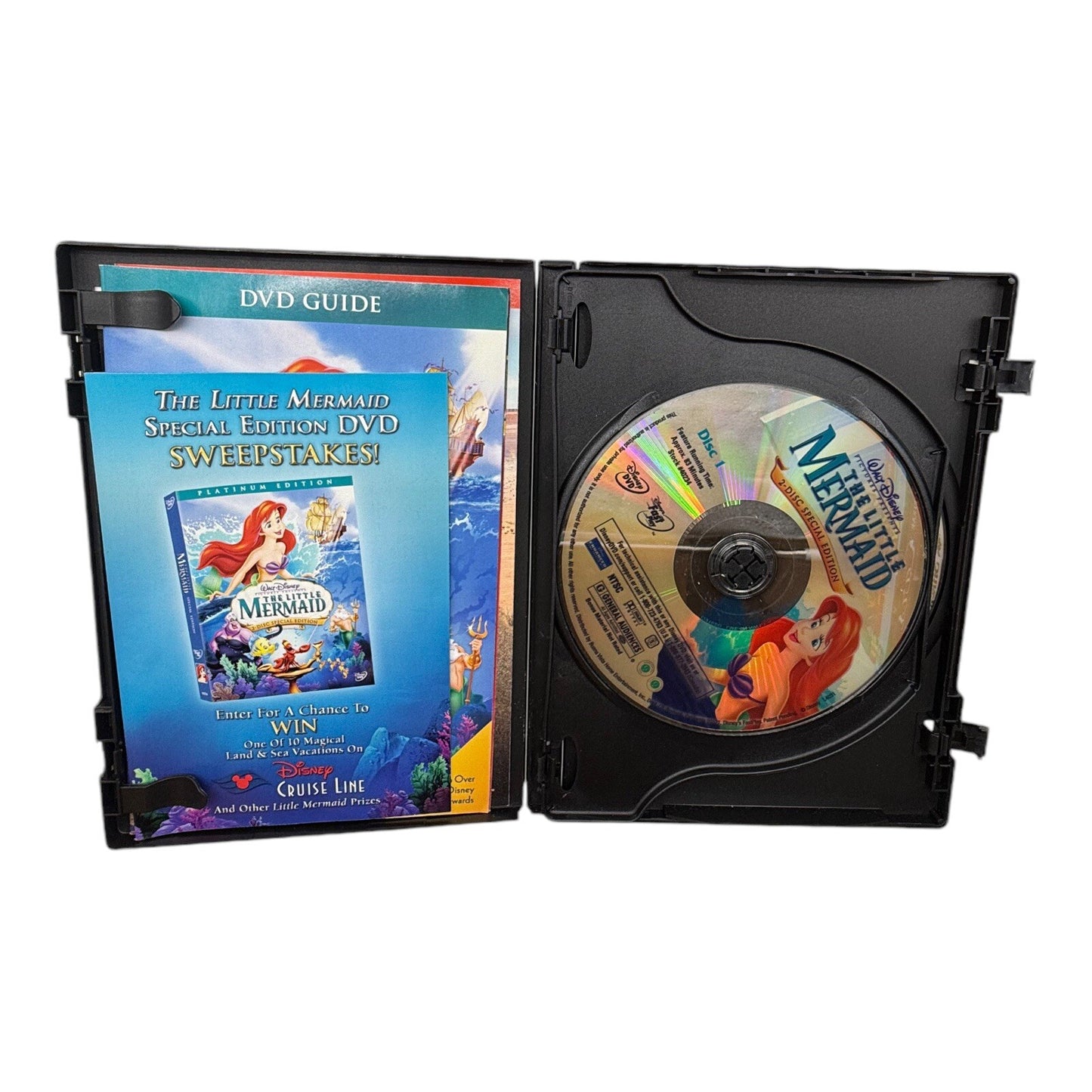 The Little Mermaid (DVD, 2006, 2-Disc Set, Platinum Edition) Preowned