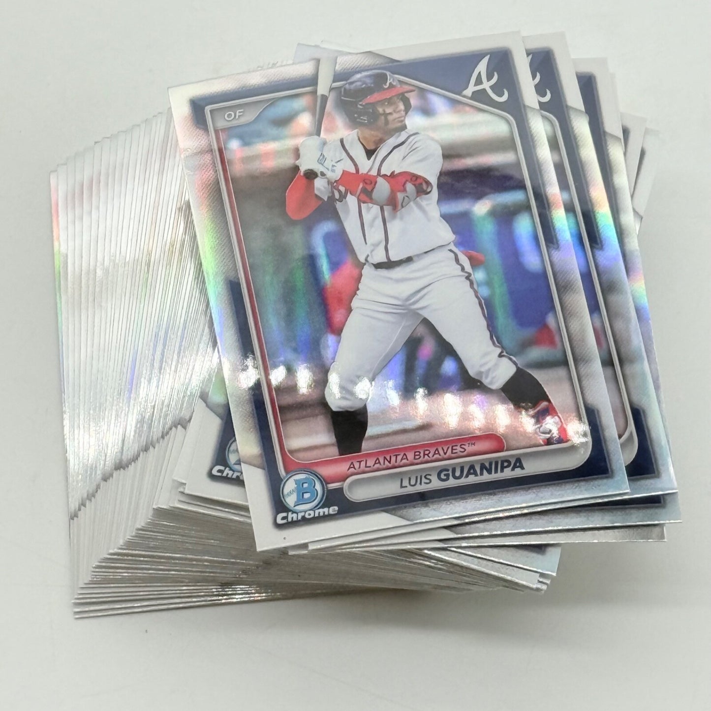 2024 Bowman Chrome Draft #BDC5 Luis Guanipa Rookie RC Card Lot of 53 Cards