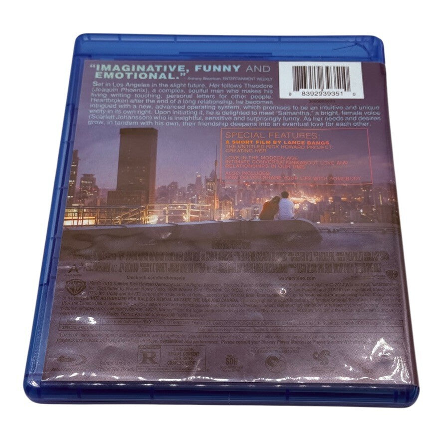 Her Blu-Ray (DVD, 2013)