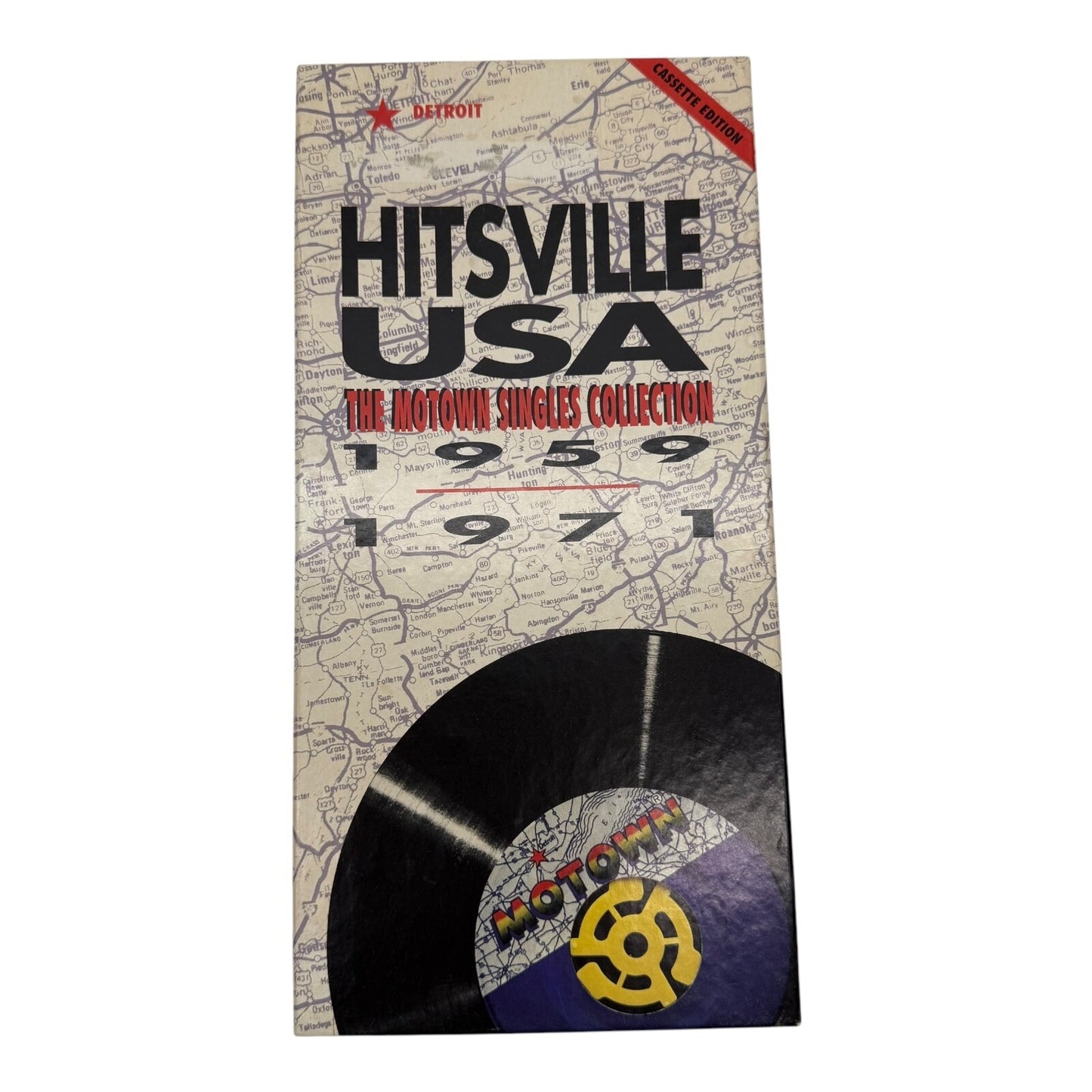 HITSVILLE USA The Motown Singles Collection 4 Cassette Tapes 1959 - 1971 Box Set