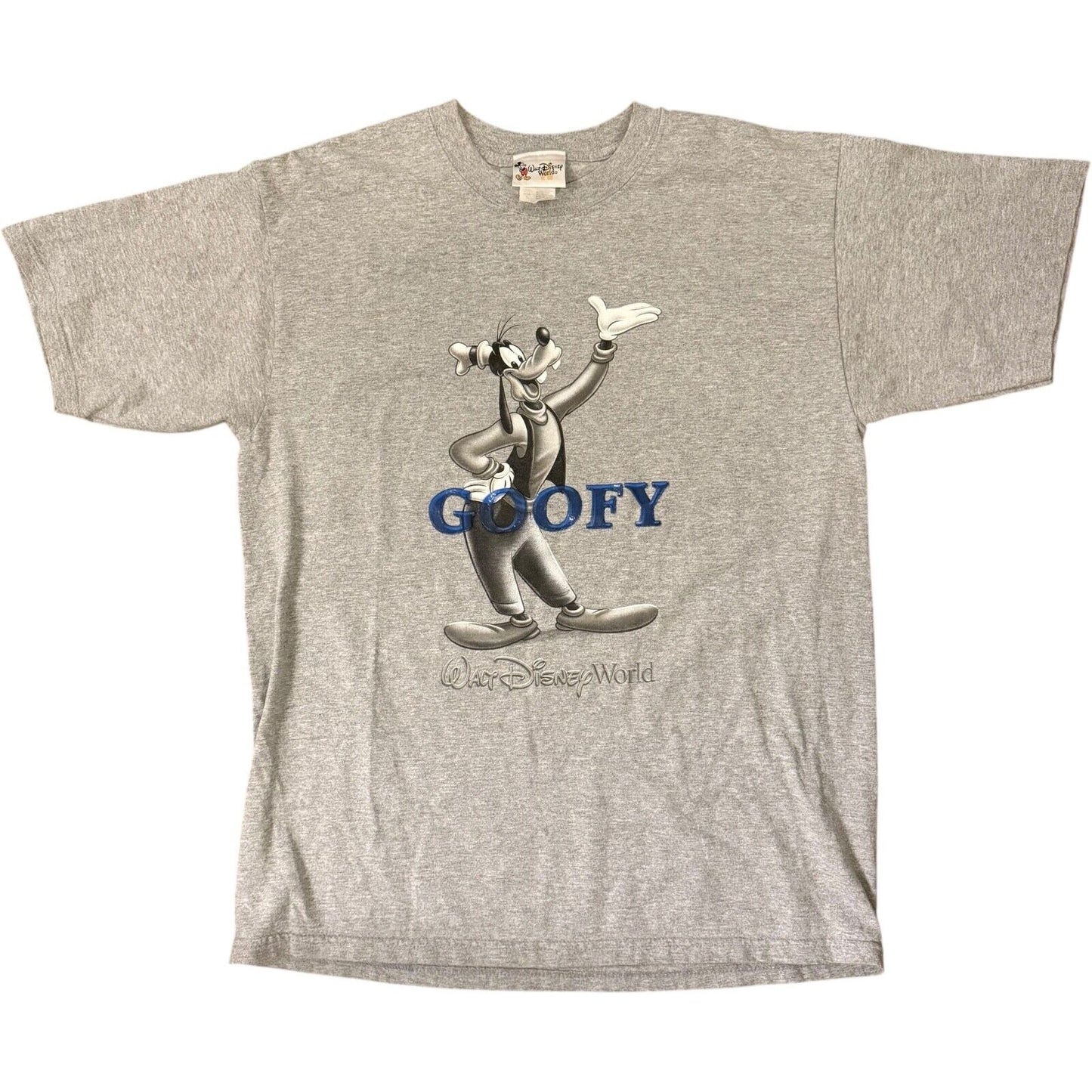 Vintage Walt Disney World Goofy Mickey Shirt Men's Large – Gel Print Design