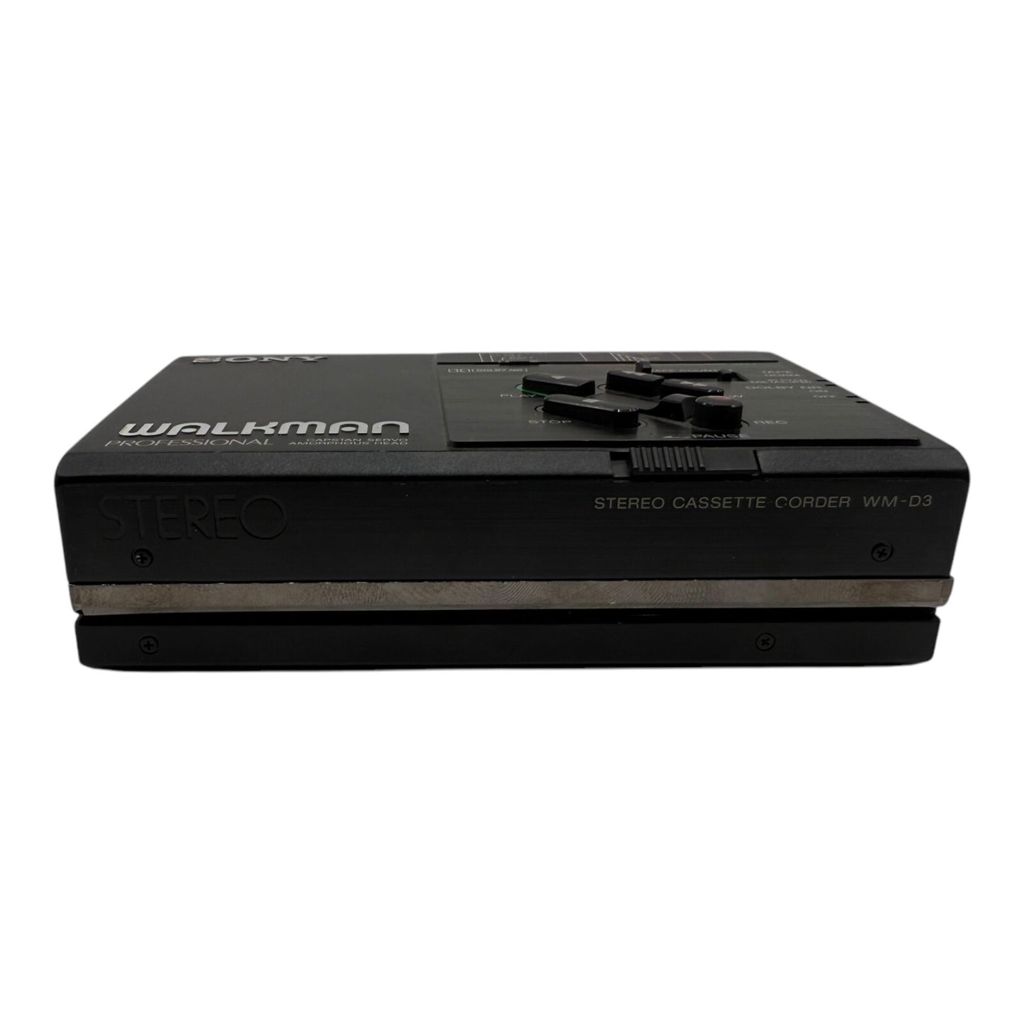 Sony Walkman WM-D3 Professional Cassette Recorder/Player,Case,2 Headphones,Mic