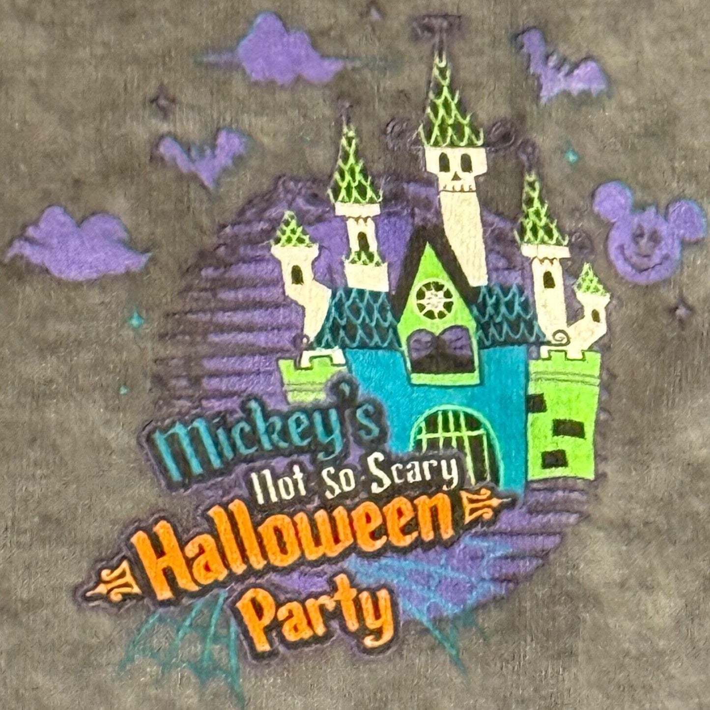 Disney World 2023 Mickey's Not So Scary Halloween Party T-Shirt Black • Medium