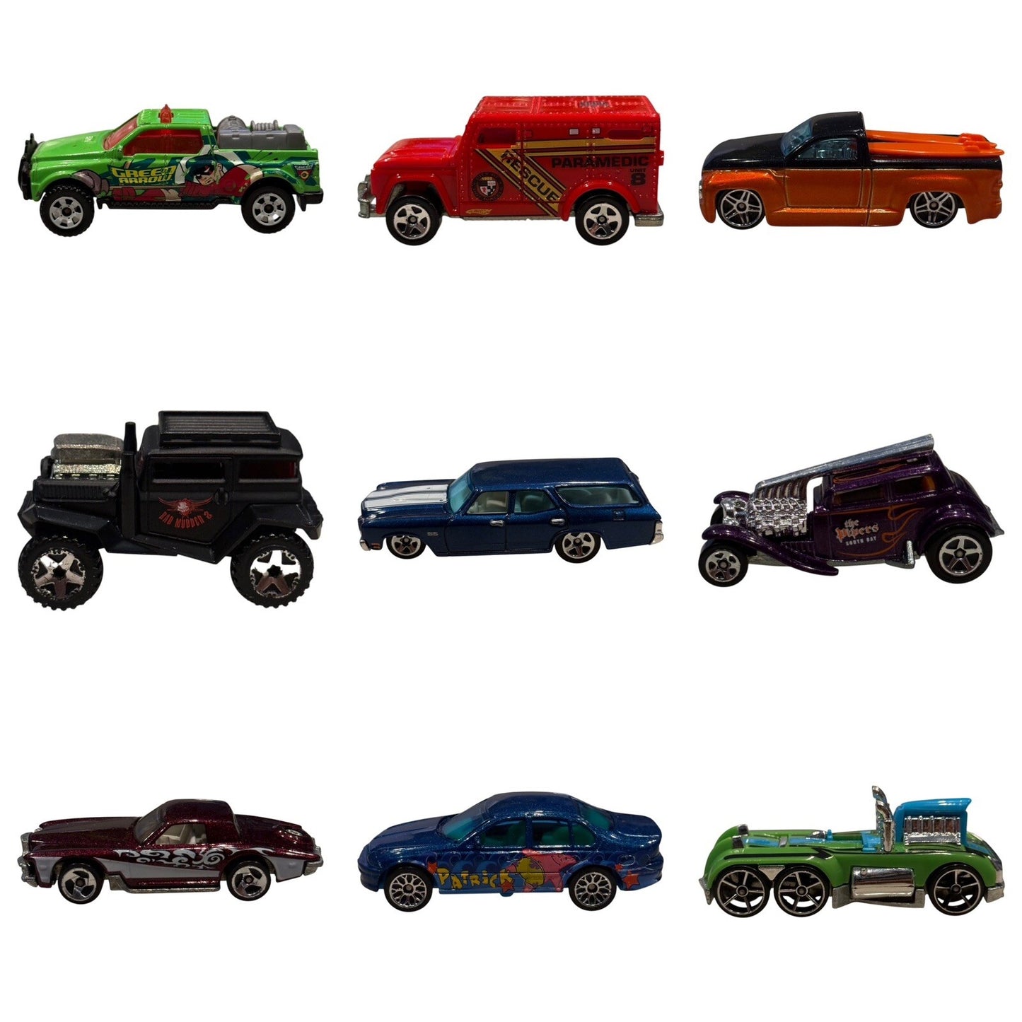18 Loose Diecast Car Plane Bike Lot - Hot Wheels Matchbox Collection VTG Modern