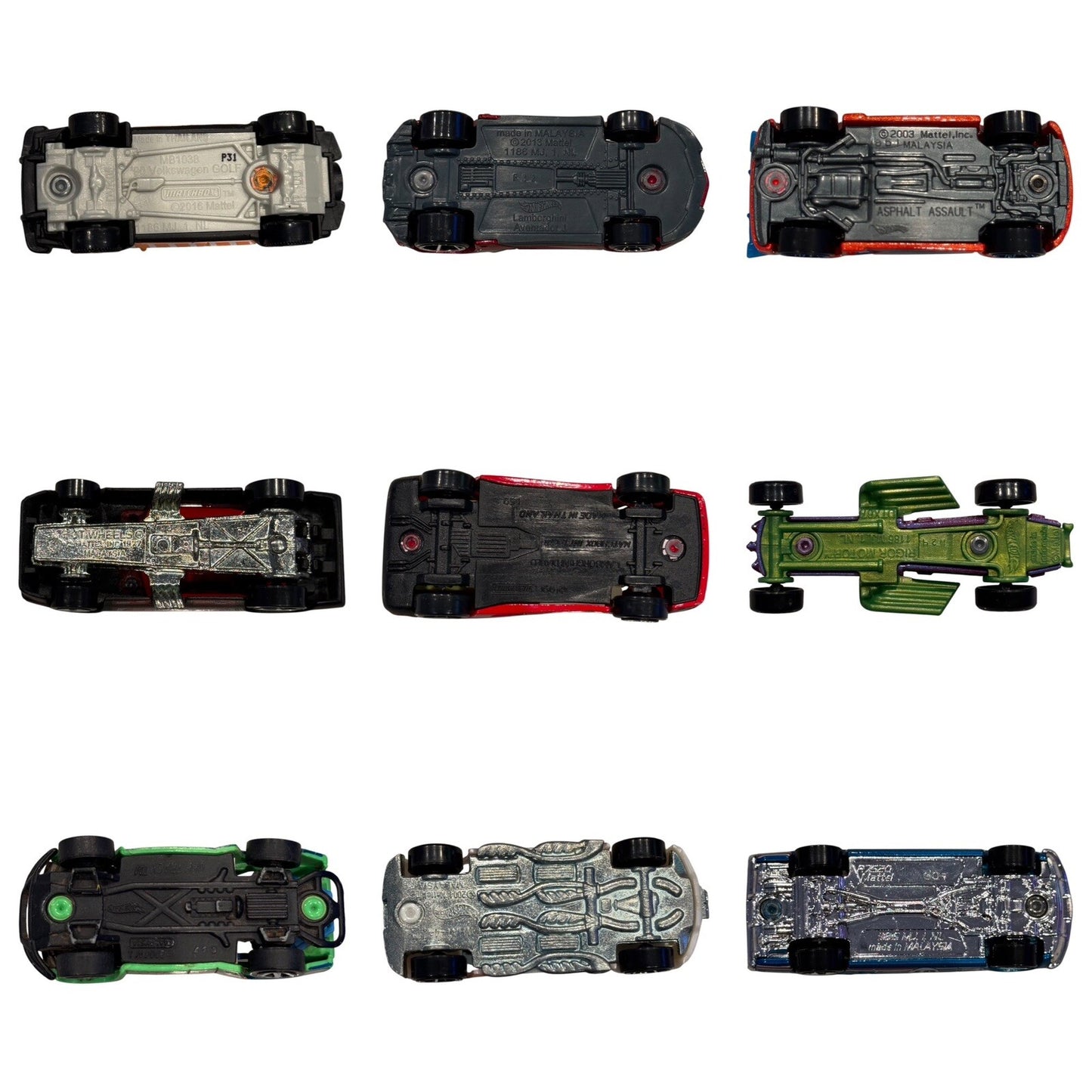 18 Loose Diecast Cars Hot Wheels Matchbox Lot Vintage & Modern Mixed Collection