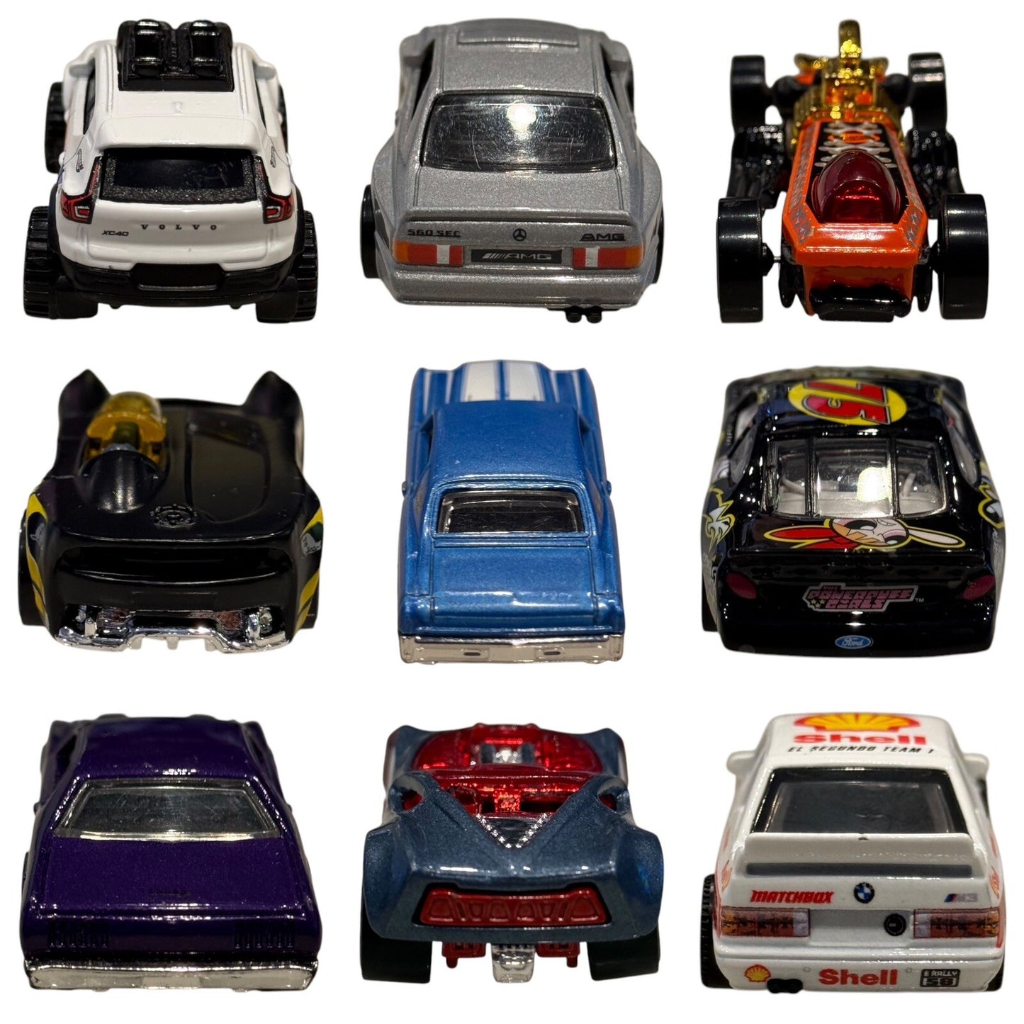 18 Loose Diecast Cars Hot Wheels Matchbox Lot Vintage & Modern Mixed Collection