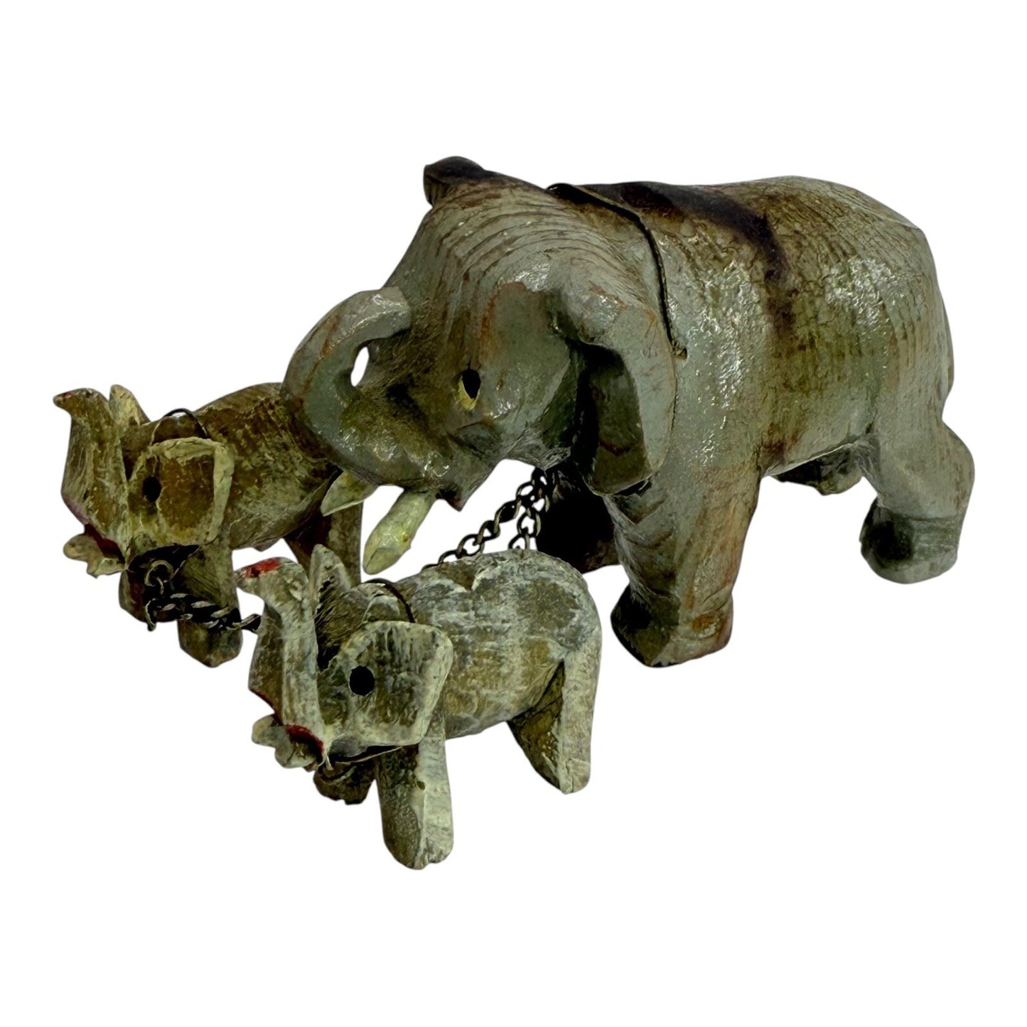 Elephant Family Statue Figurine Sculpture Home Decor Animal Lover Gift