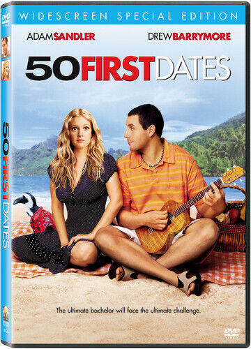 50 First Dates DVD Movie - Adam Sandler, Drew Barrymore, Rob Schneider (Used)