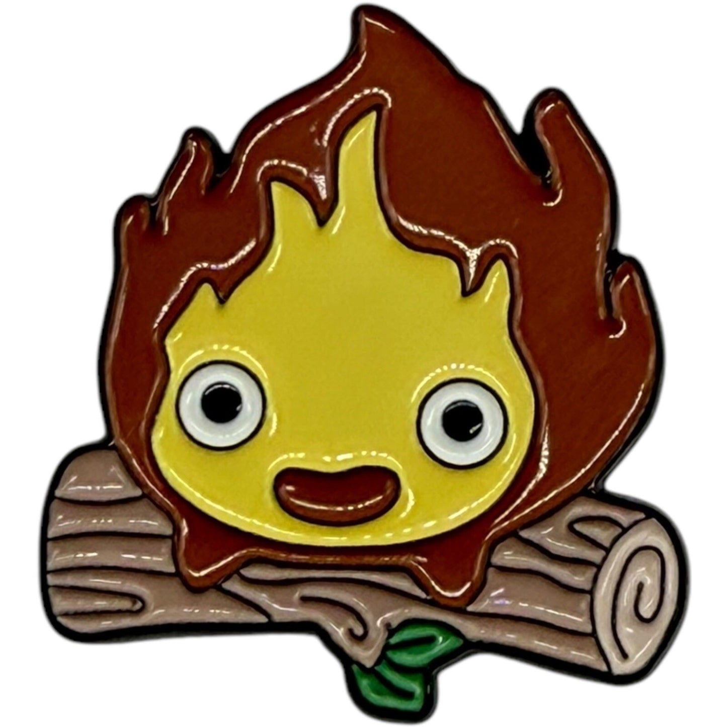 Calcifer Enamel Pin Howls Moving Castle Studio Ghibli Anime Fire Demon