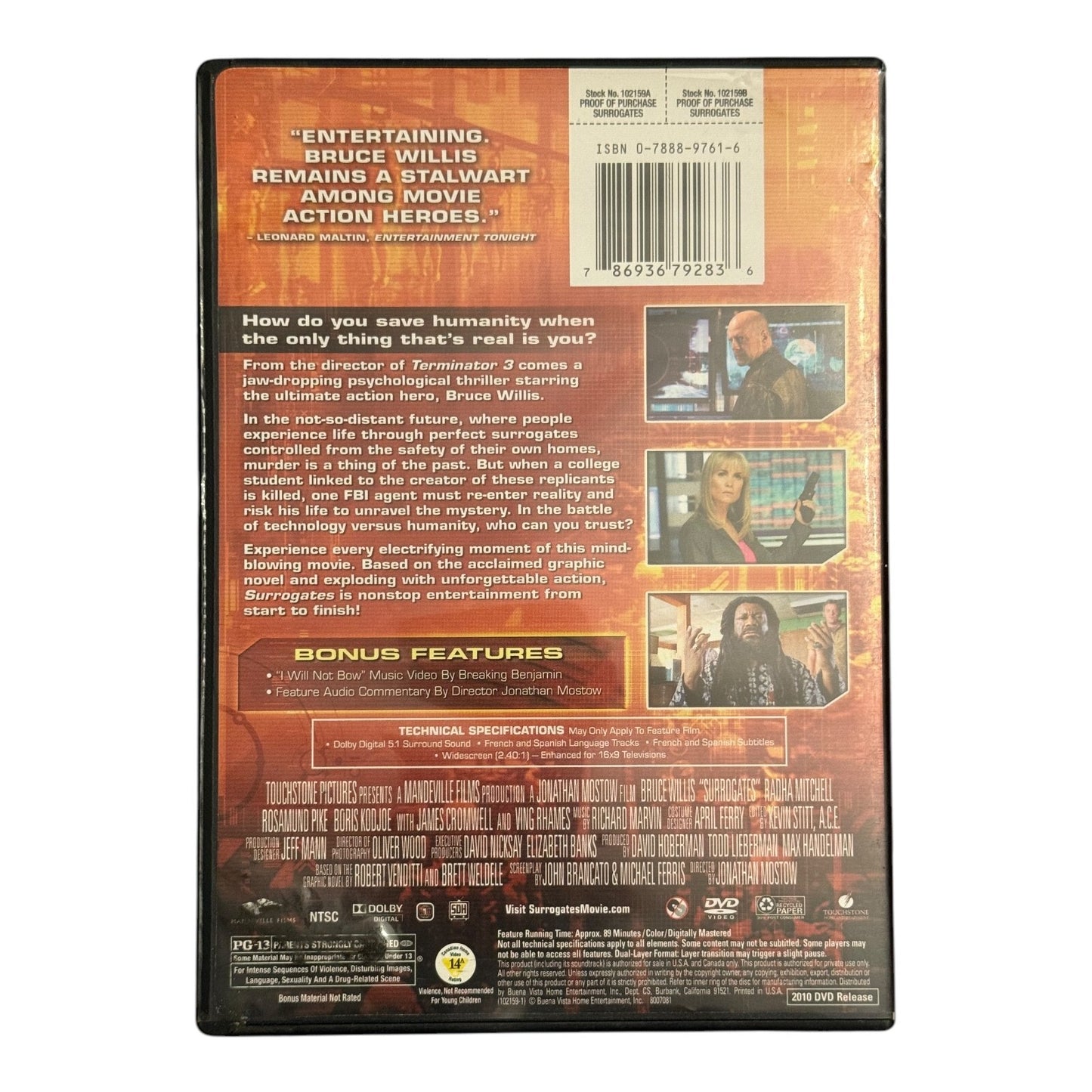 Bruce Willis Movie Night 4 DVD Set - Action, Thriller, Comedy Classics!