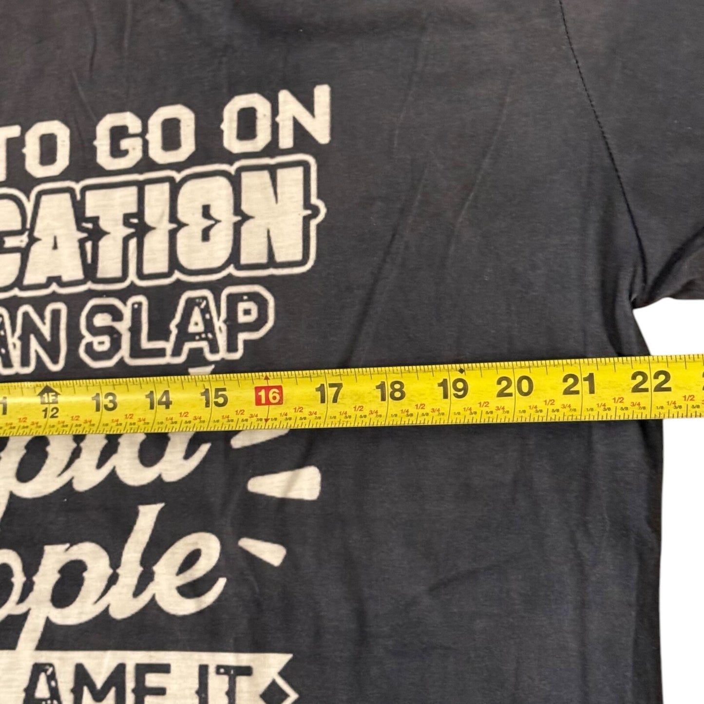 "I Need to Go on Medication So I Can Slap Stupid People" Funny Blue XL T-Shirt