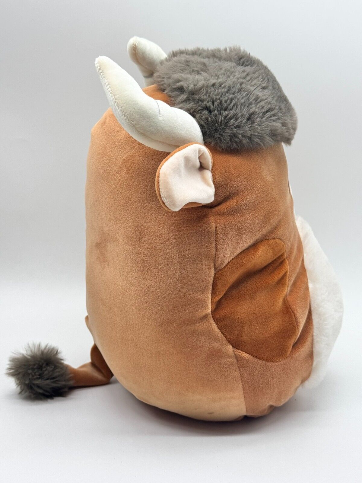 Squishmallows Shep Highland Cow 11" Plush 2023 – Brown Spotted Bull