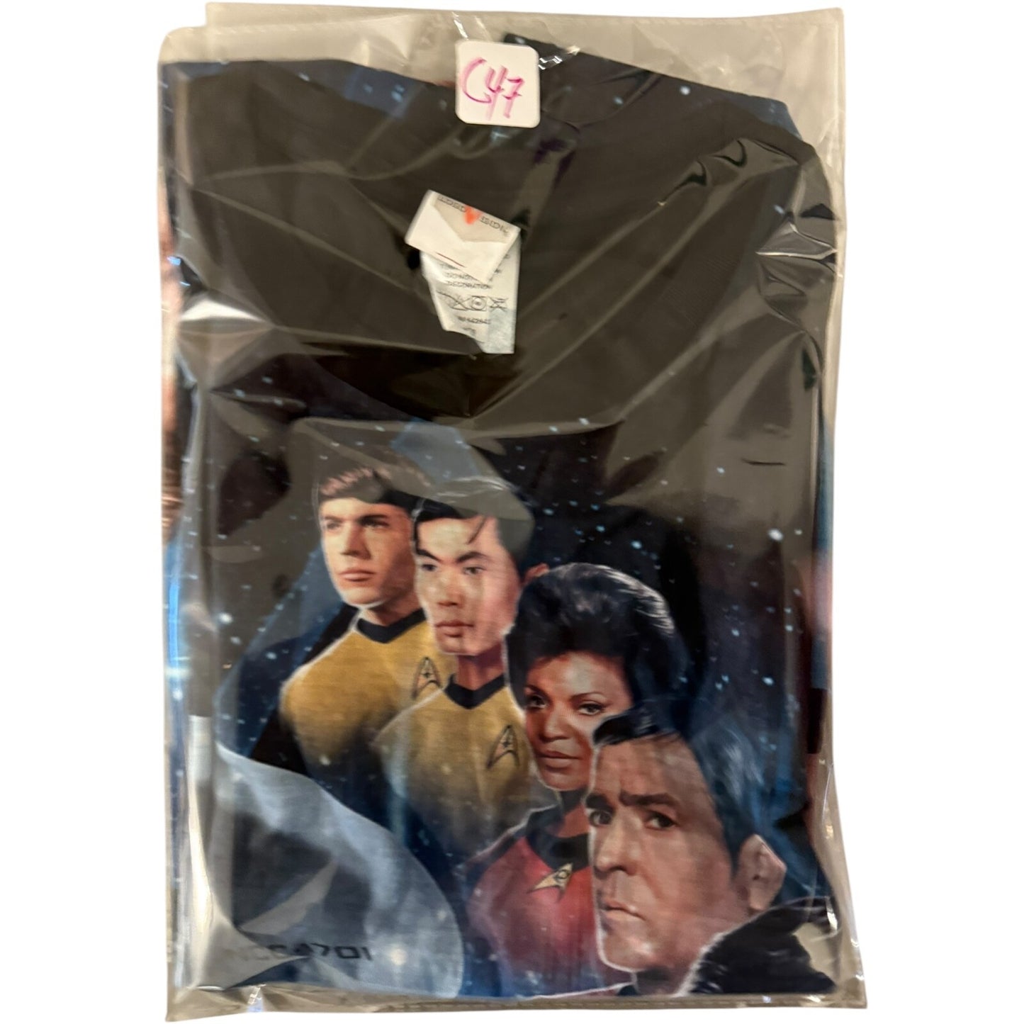 Star Trek The Original Series T-Shirt - Black XL Sci-Fi Fan Art Space Design
