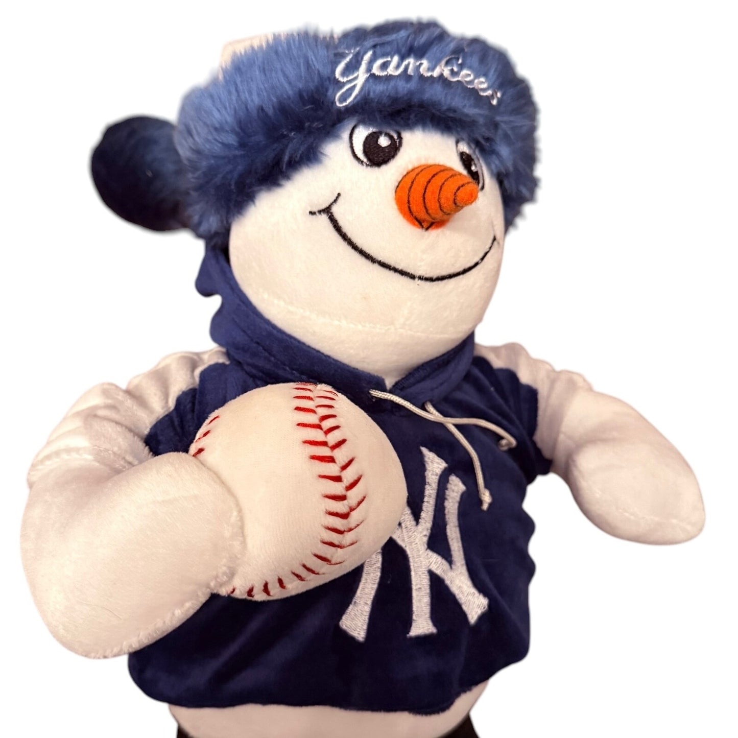 New York Yankees Snowman Plush 14" – Forever Collectibles MLB Vintage Toy