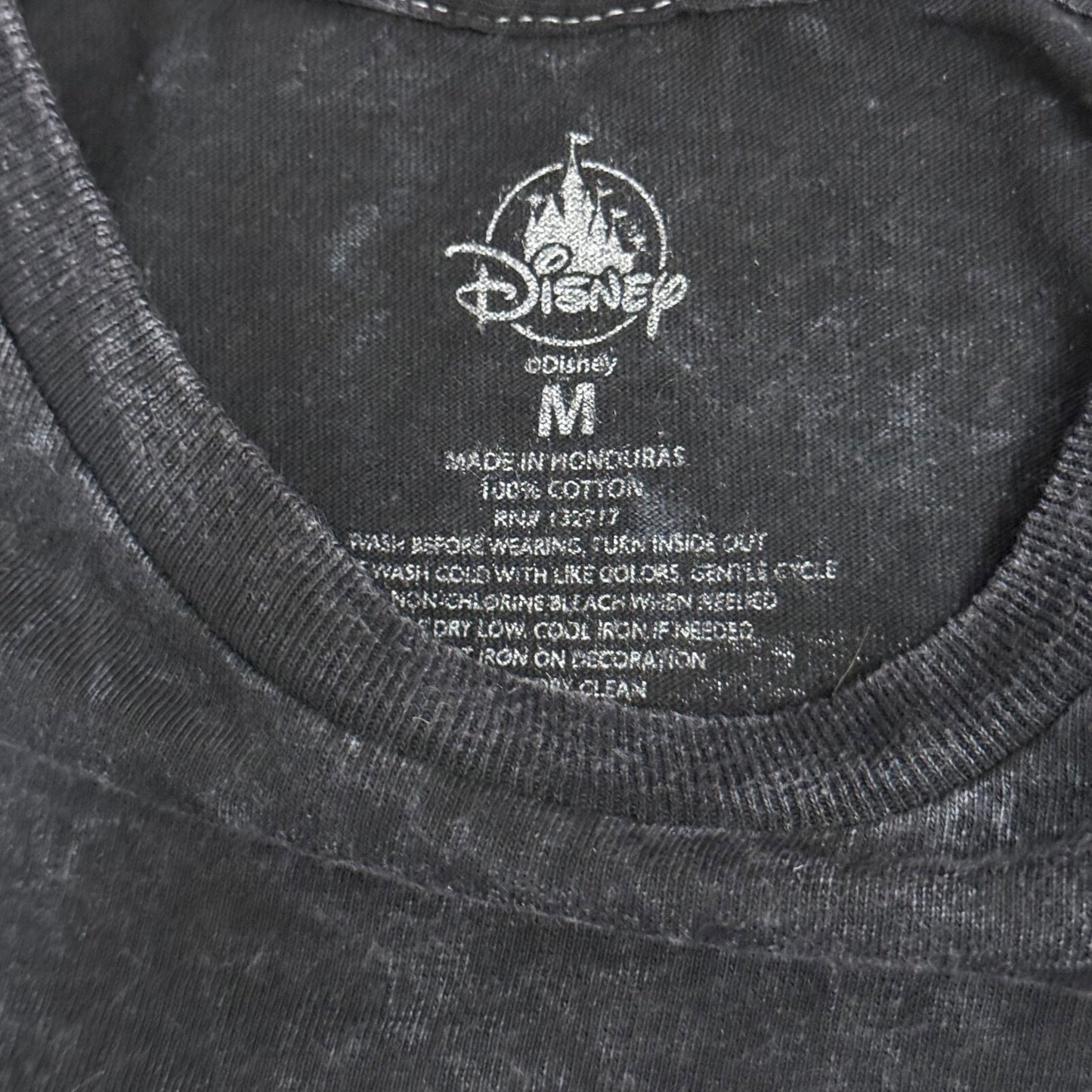 Disney World 2022 Mickey's Not So Scary Halloween Party Glow Tee Black • Medium