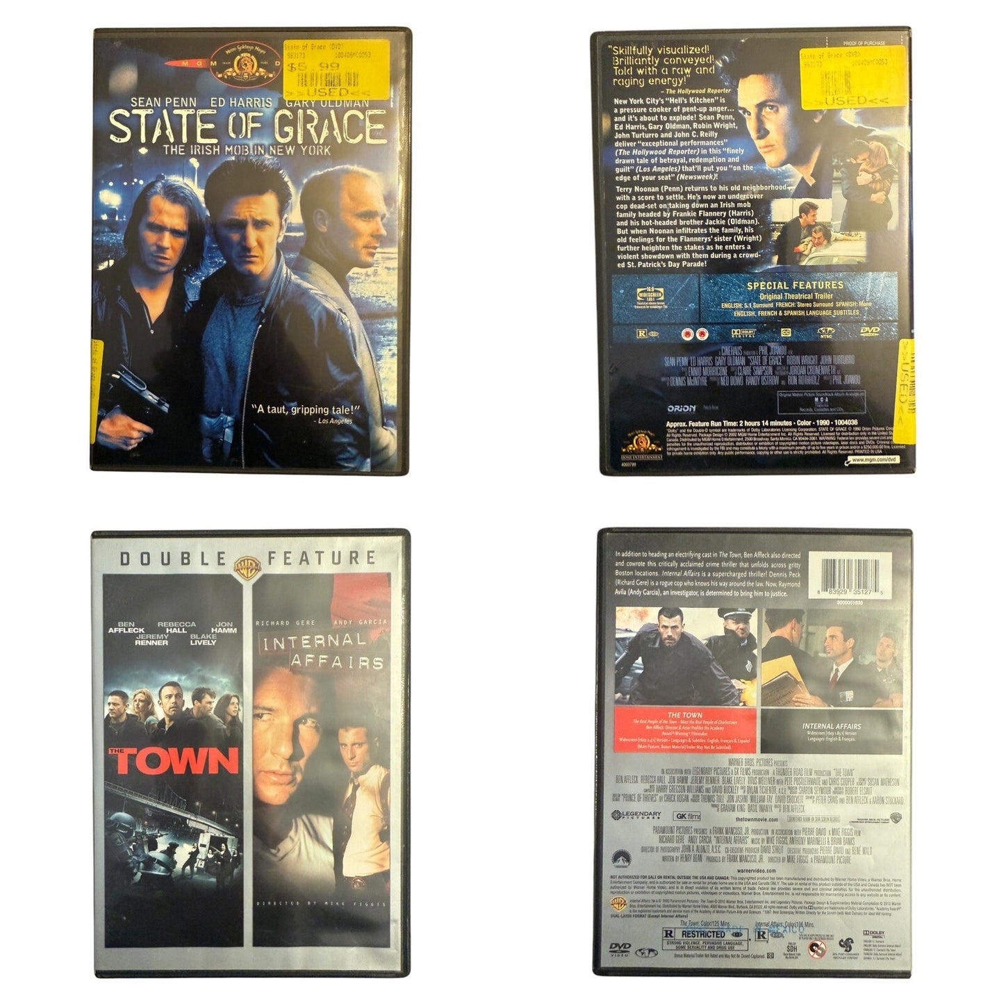 Law, Cops & Robbers Theme Action Comedy DVD Lot - 24 Amazing Titles
