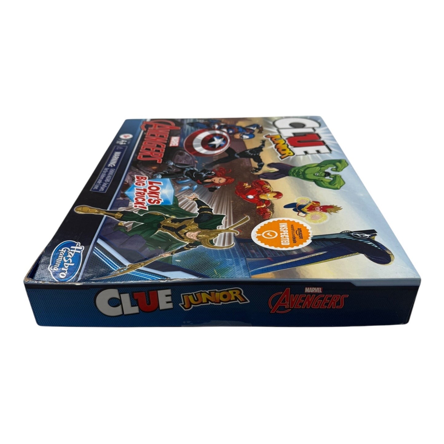 Clue Junior Marvel Avengers Loki's Big Trick Hasbro Gaming Ages 5+ 2021