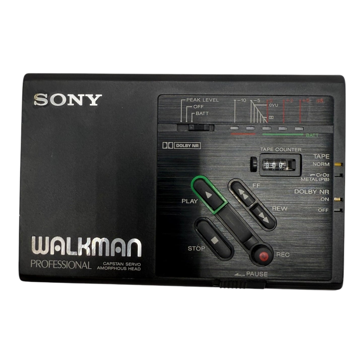 Sony Walkman WM-D3 Professional Cassette Recorder/Player,Case,2 Headphones,Mic
