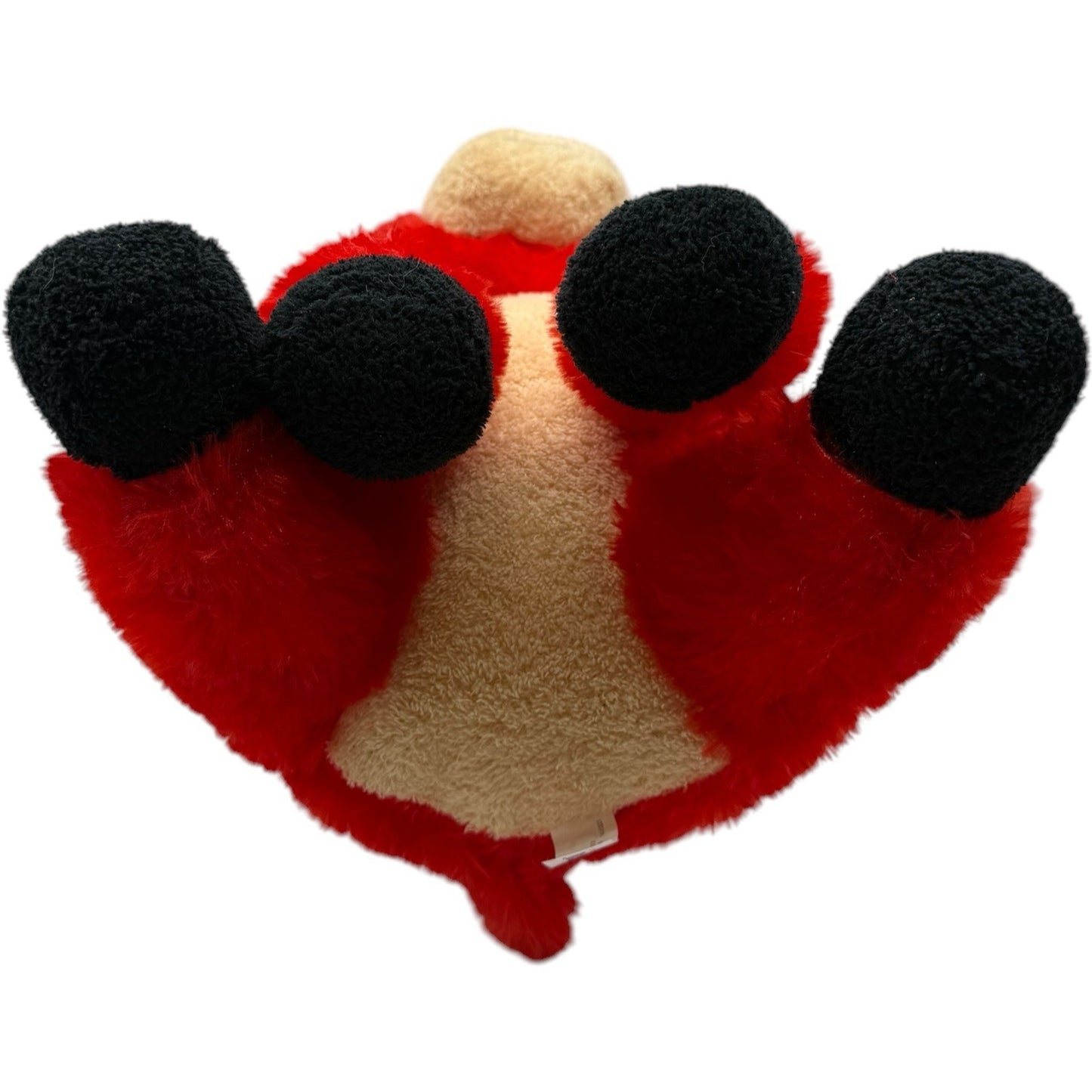 Goffa Large Red Bull Plush Ferdinand Stuffed Animal with Horns – 18" Wide