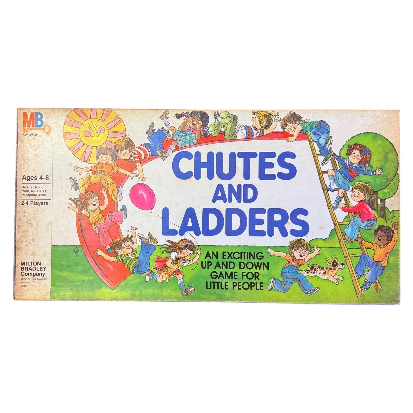 Chutes and Ladders Board Game 1978 Milton Bradley Hasbro – Vintage USA Classic