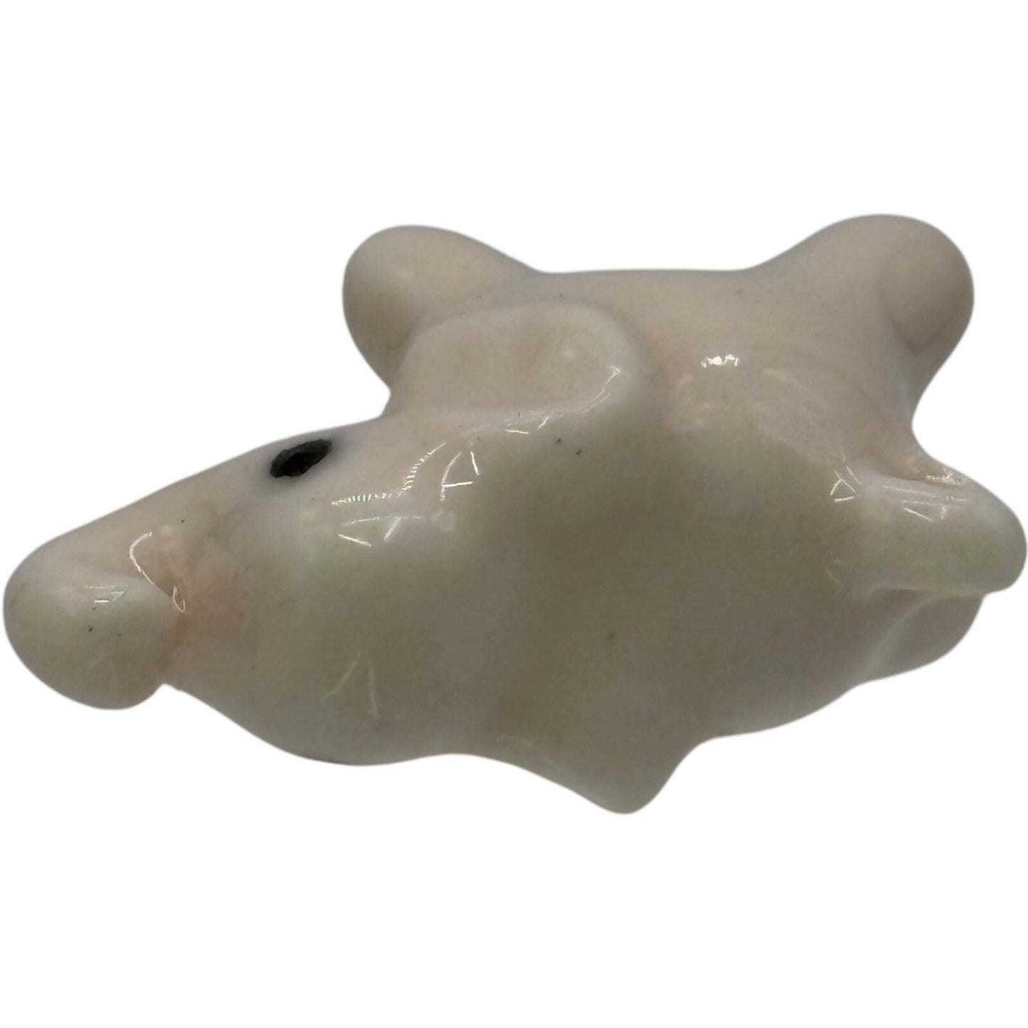 Elephant Figurine Miniature Ceramic Animal Collectible Decor Cute Small