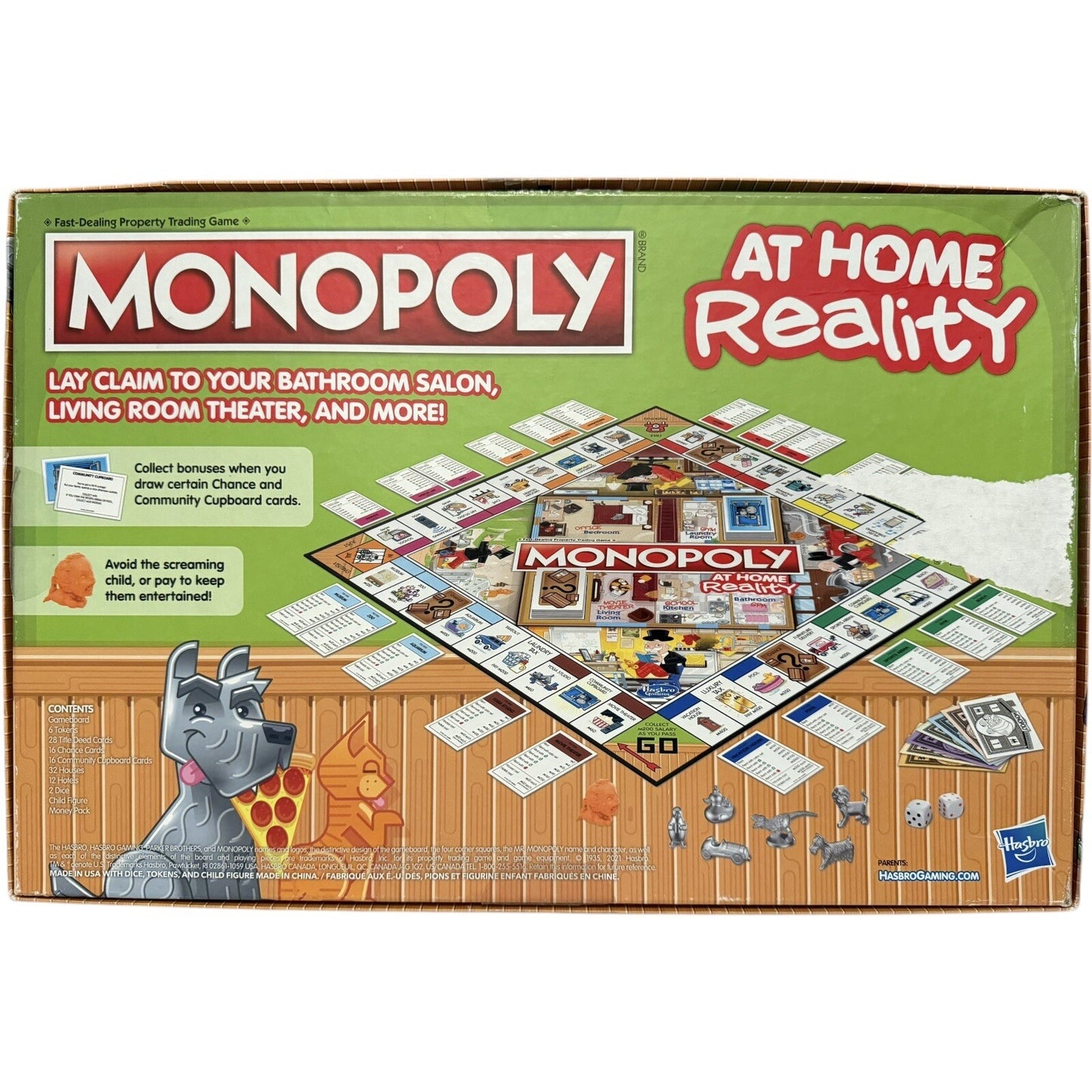 Monopoly At Home Reality Board Game From Sweatpants to DIY