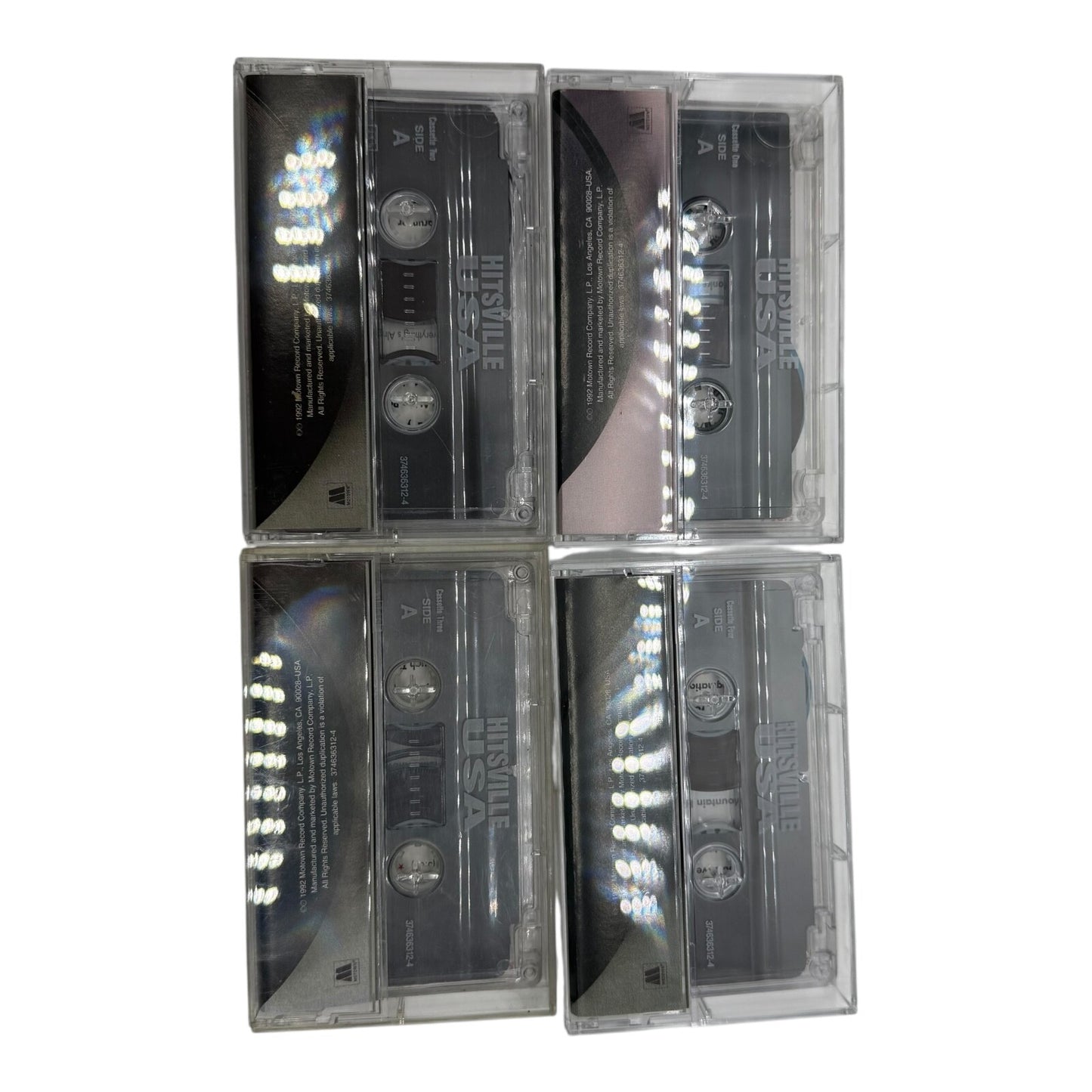 HITSVILLE USA The Motown Singles Collection 4 Cassette Tapes 1959 - 1971 Box Set