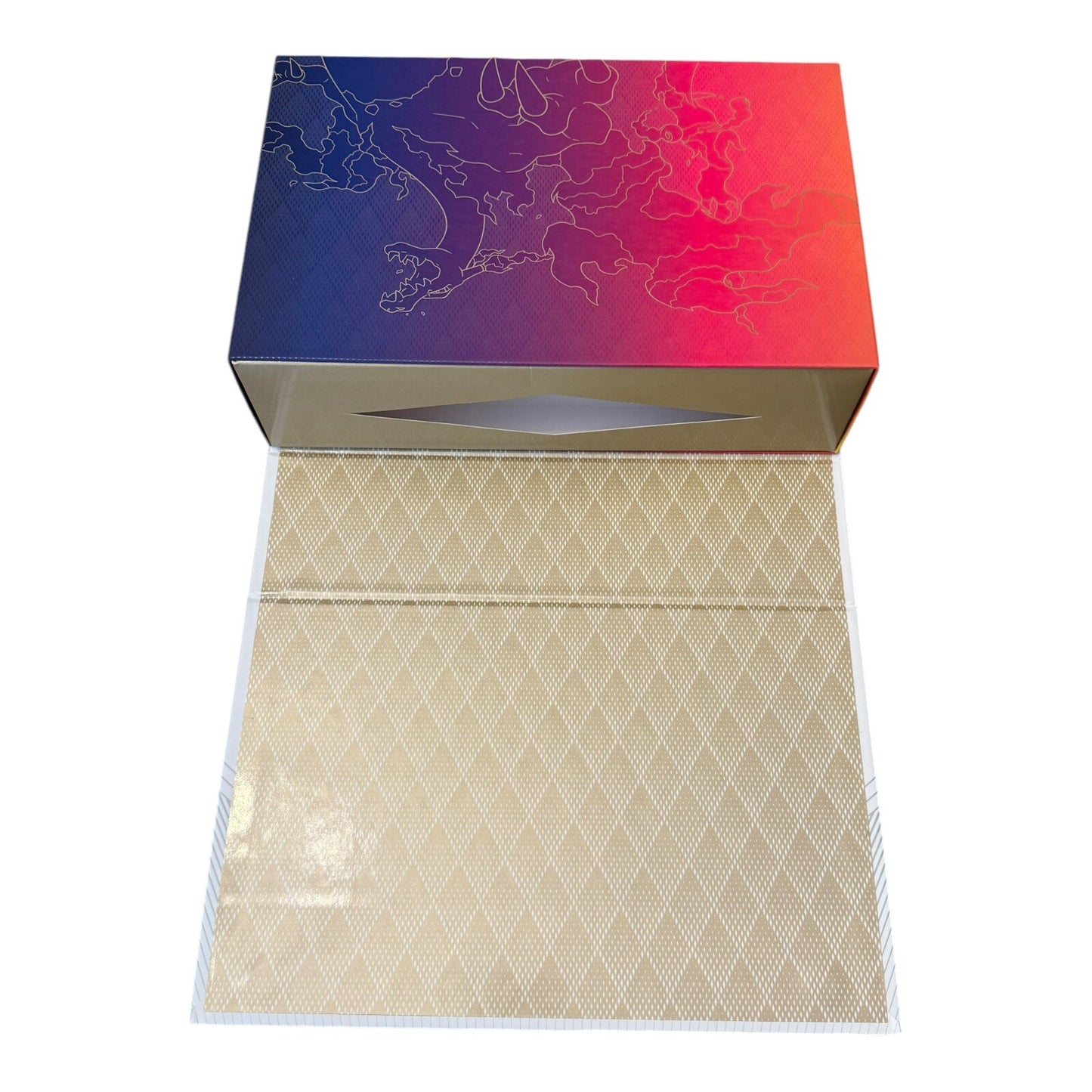 Pokemon TCG Charizard Ultra Premium Collection EMPTY BOX CASE + Drawers + Book