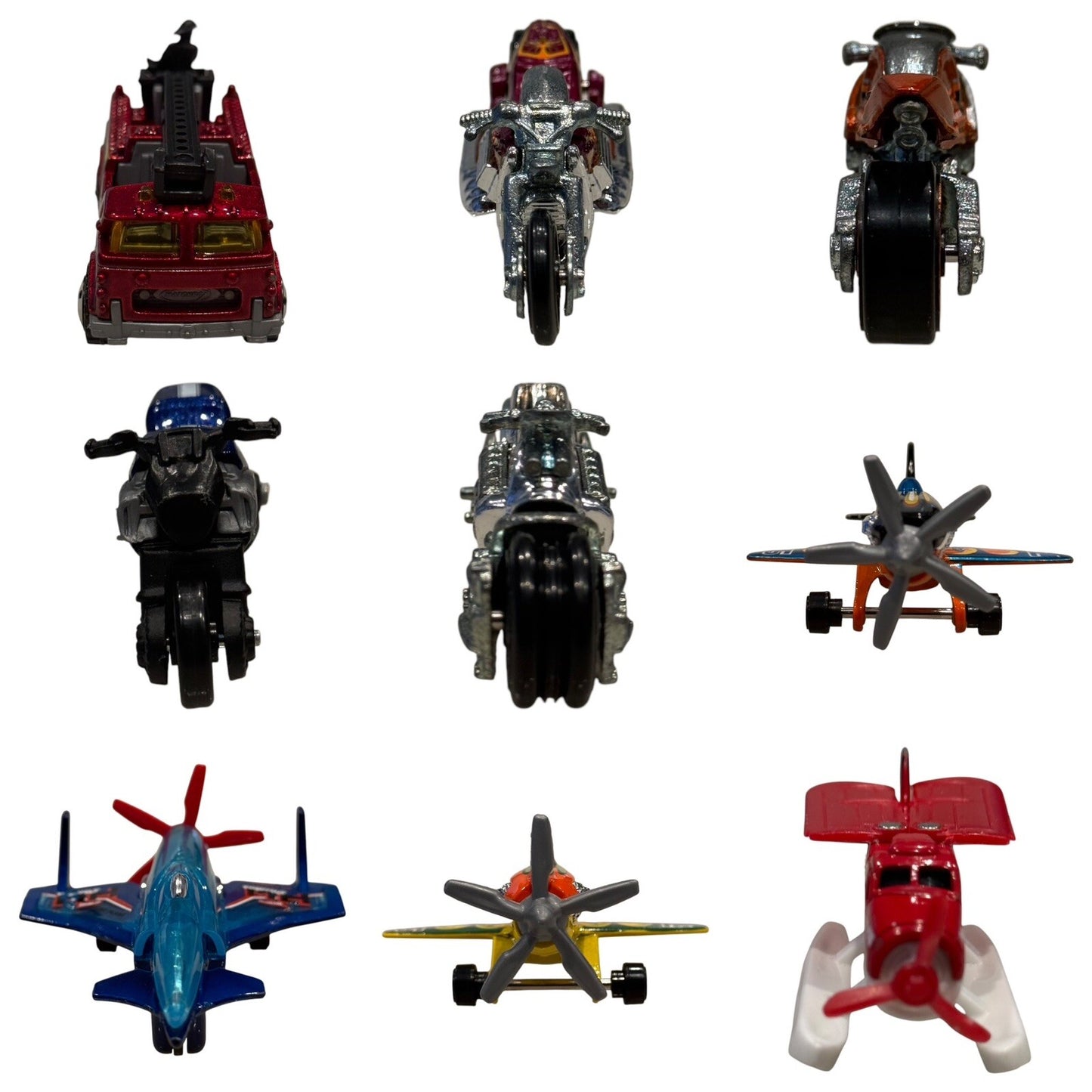 18 Loose Diecast Car Plane Bike Lot - Hot Wheels Matchbox Collection VTG Modern